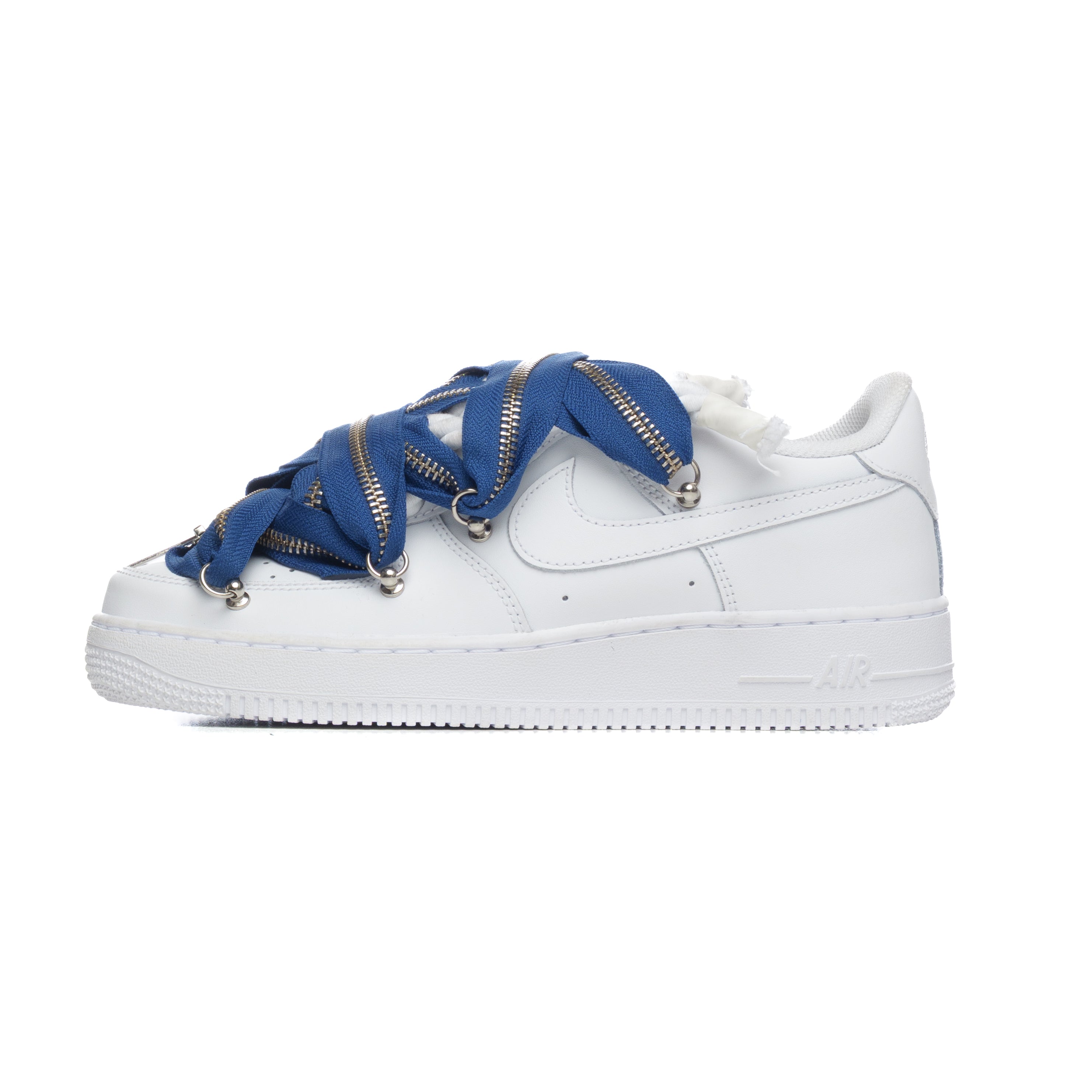 NIKE AIR FORCE ROPE LACES ZIP BLUE