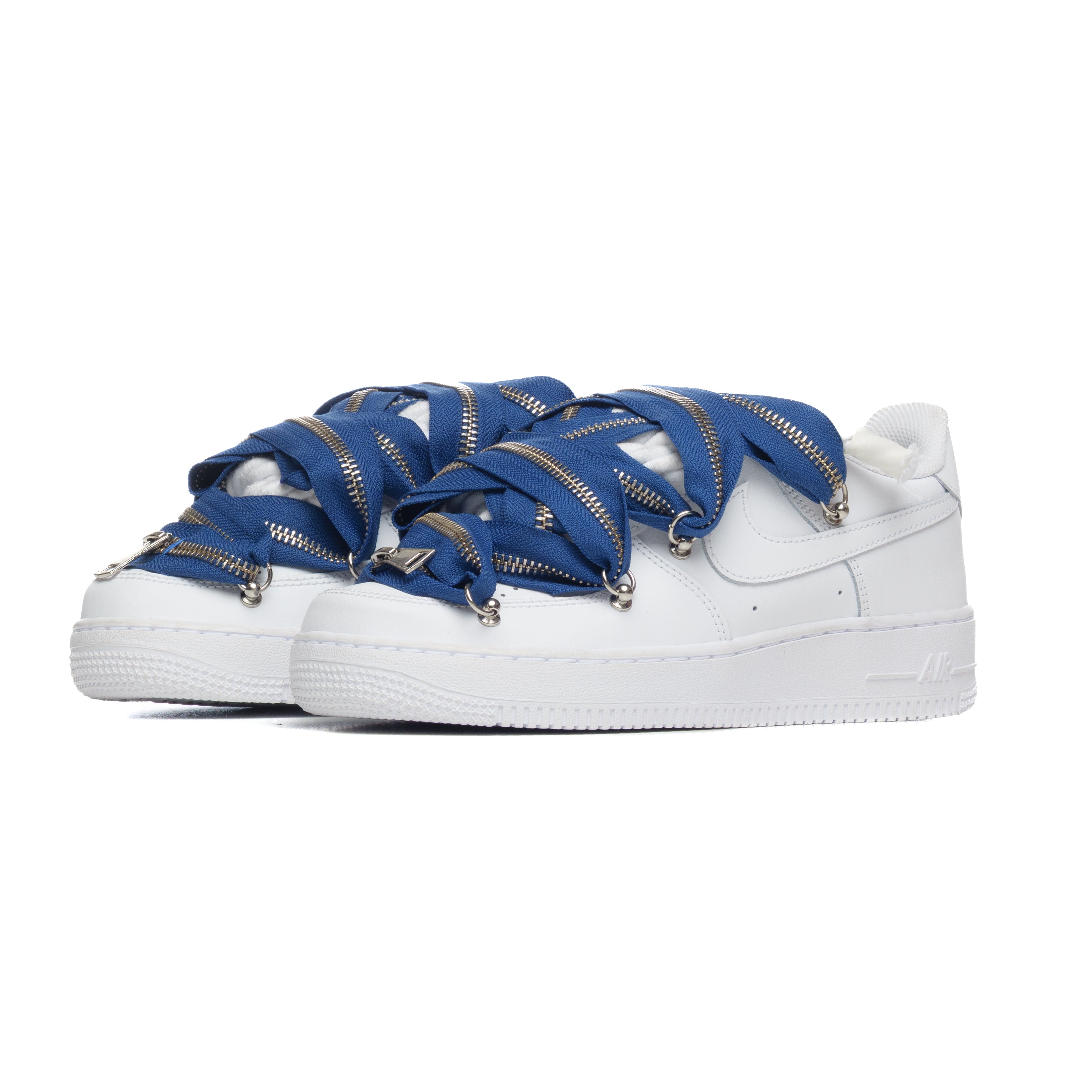 NIKE AIR FORCE ROPE LACES ZIP BLUE