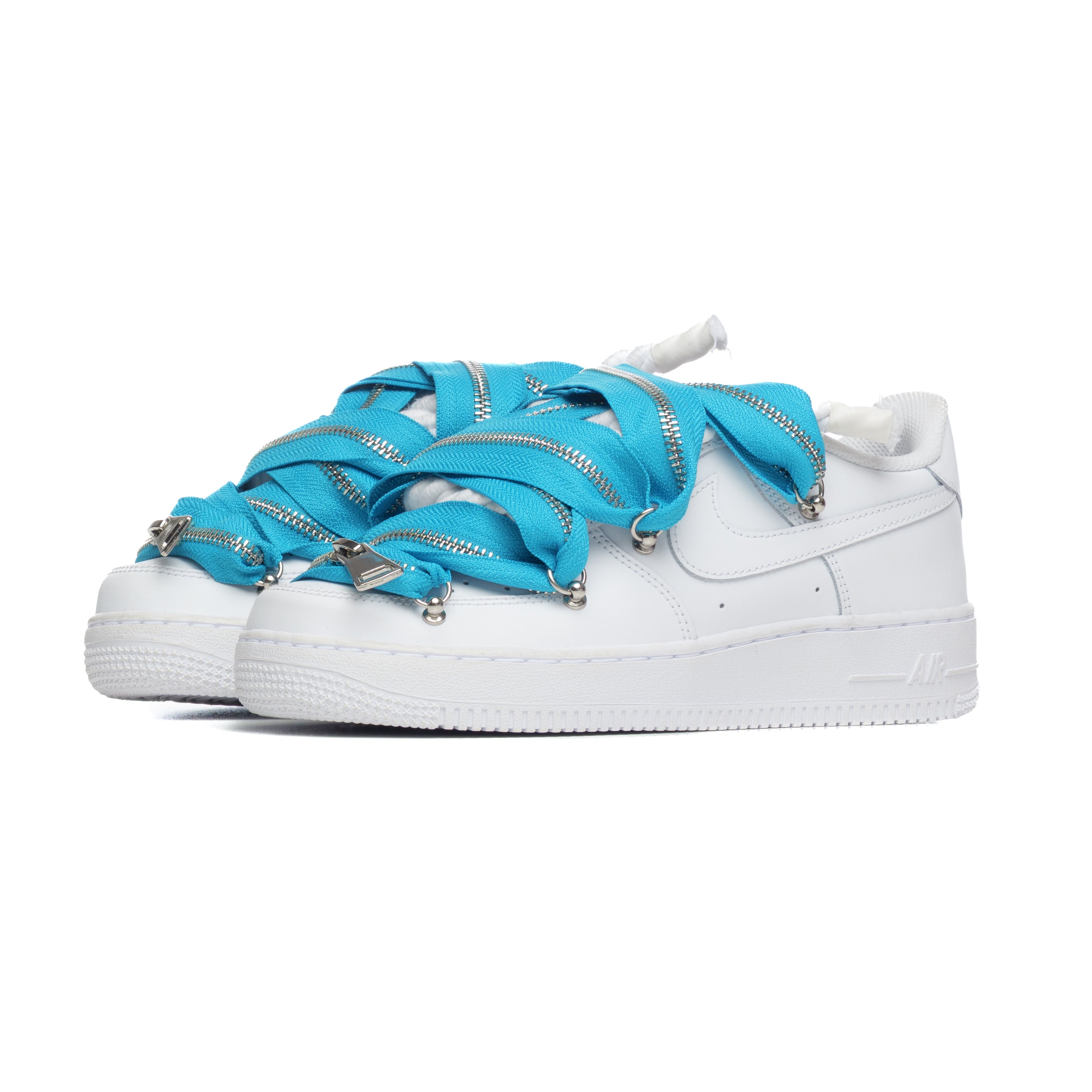 LACETS EN CORDE NIKE AIR FORCE ZIP TURQUOISE