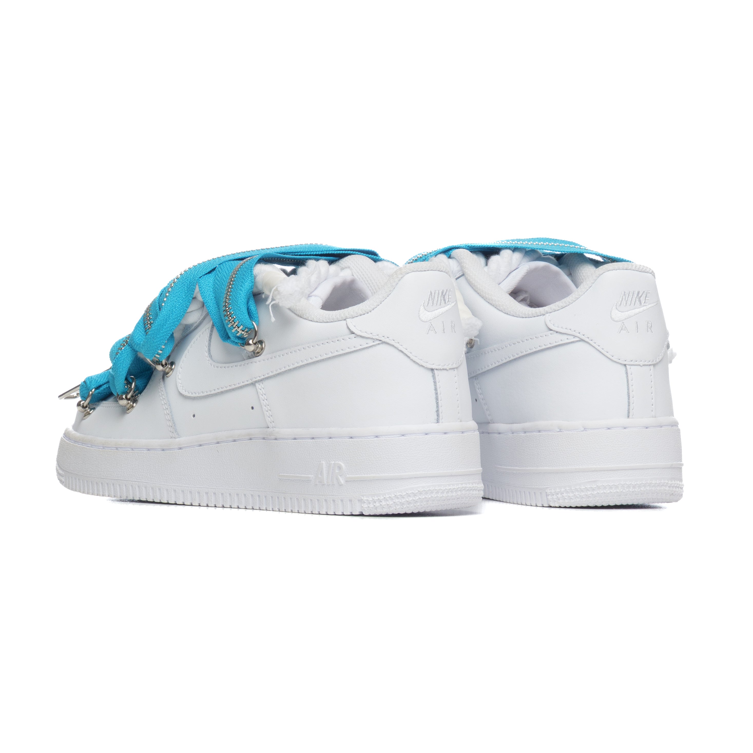 LACETS EN CORDE NIKE AIR FORCE ZIP TURQUOISE