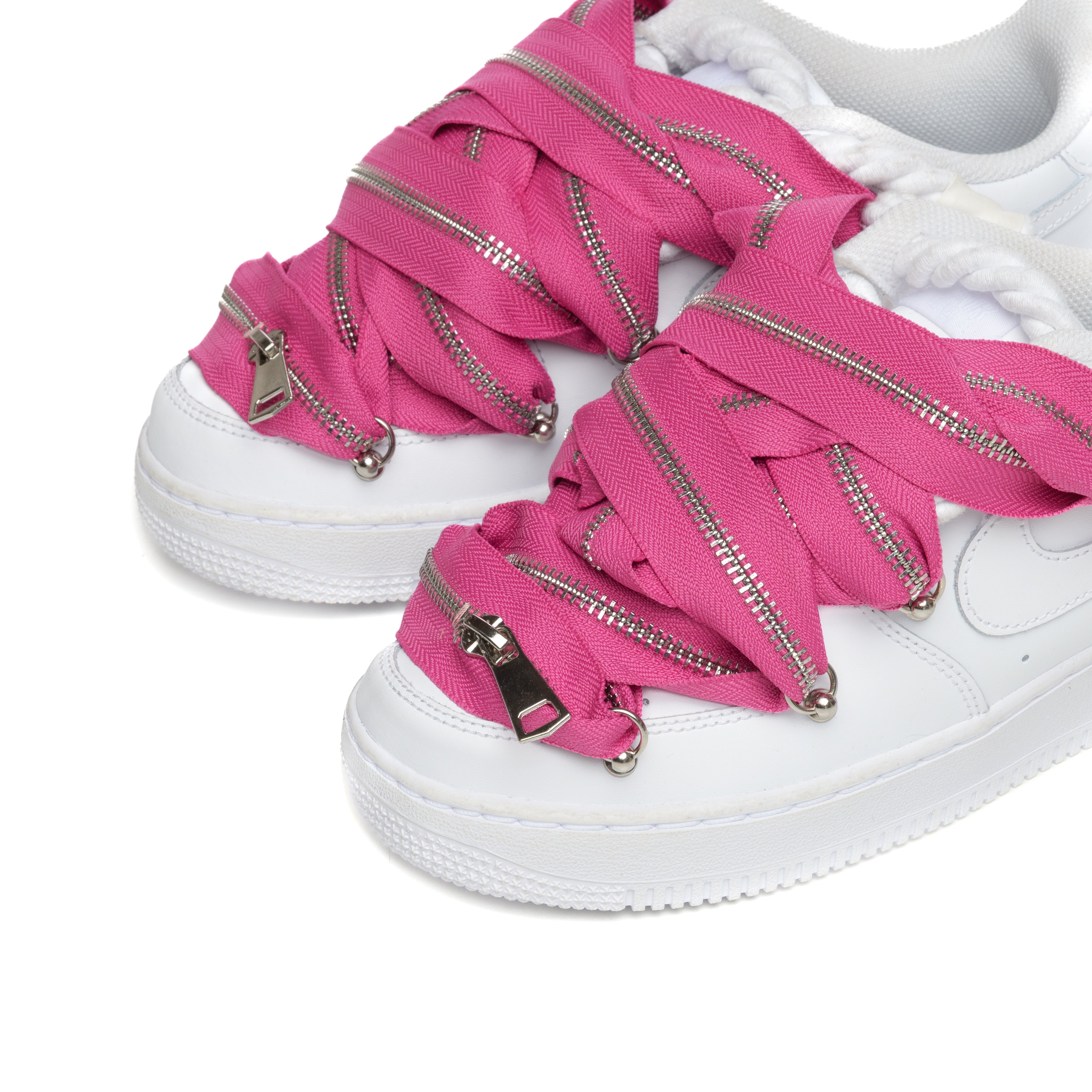 NIKE AIR FORCE ROPE LACES ZIP FUCHSIA