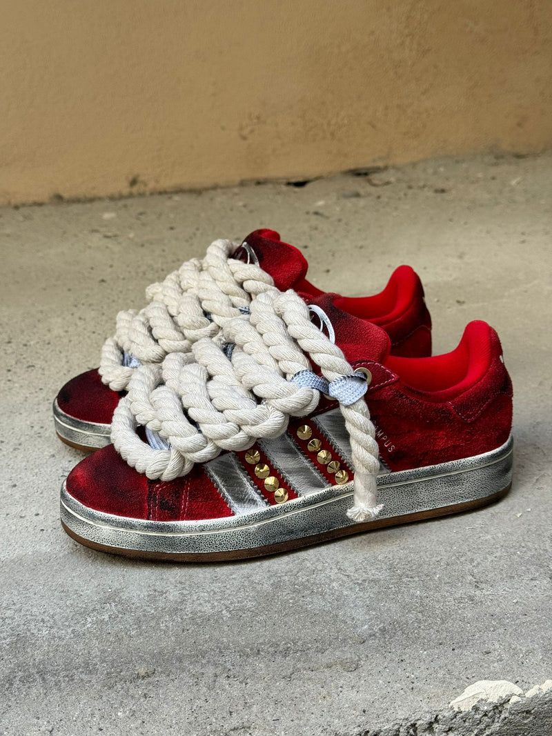 Red adidas shoe laces deals