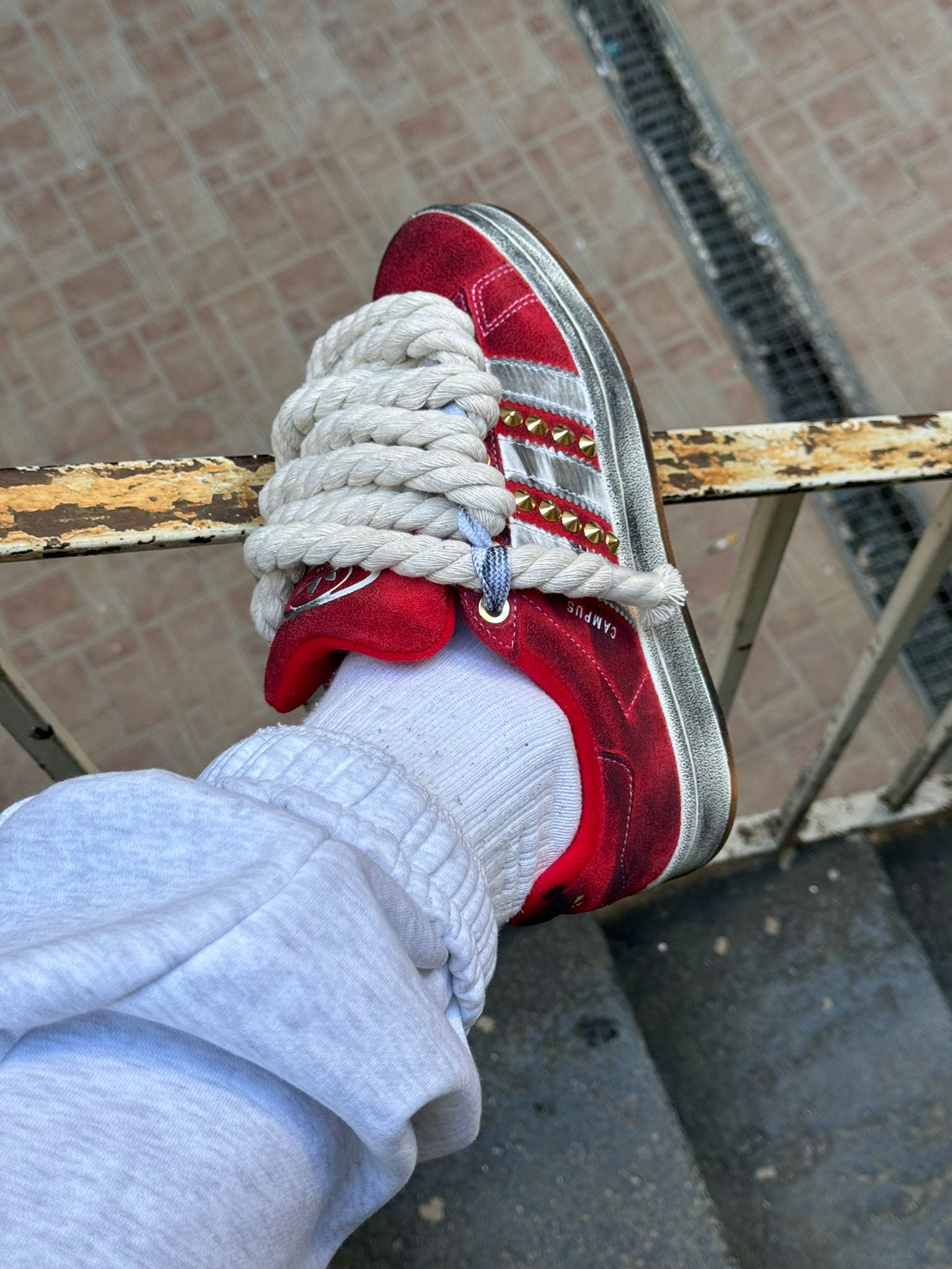 Snezed ADIDAS CAMPUS 00 SROPE LACES RED