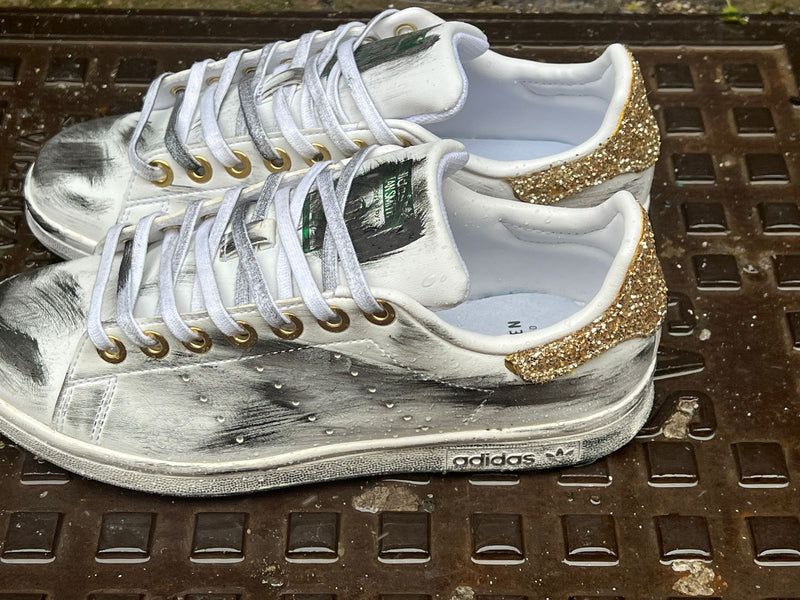 STAN SMITH GLITTER GOLD Snezed