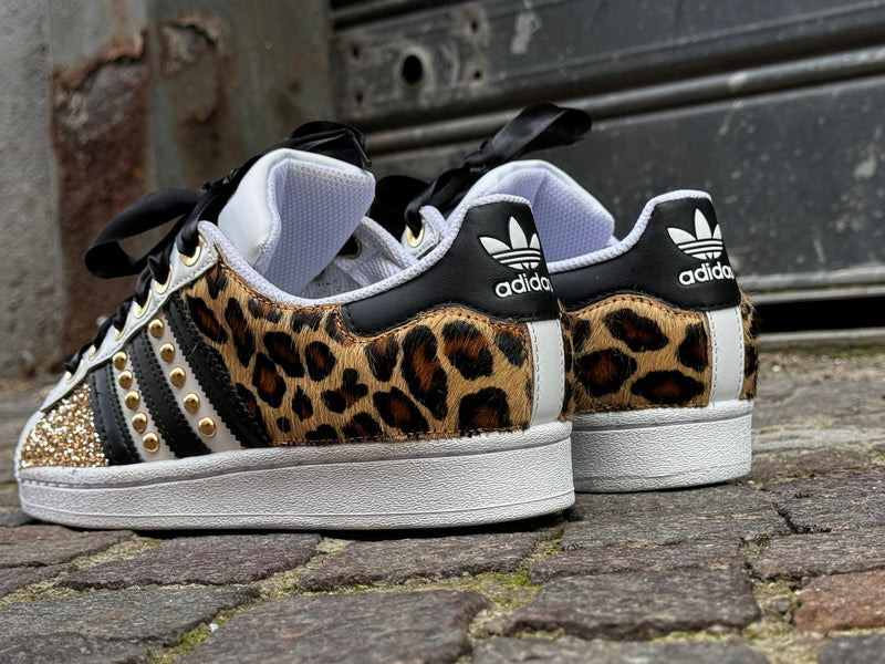 Adidas superstar leopard print online