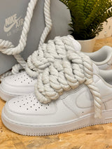 AIR FORCE ROPE LACES WHITE