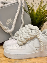 AIR FORCE ROPE LACES WHITE