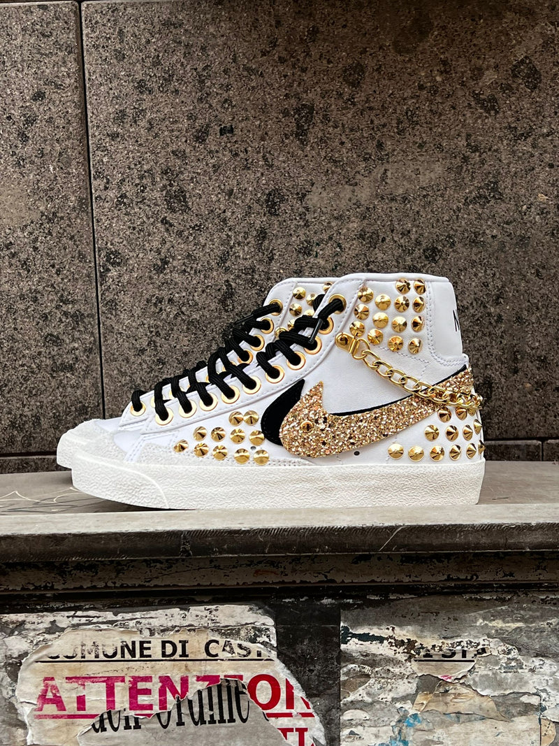 Snezed NIKE BLAZER MIDDOPPIO SWOOSH GLITTER