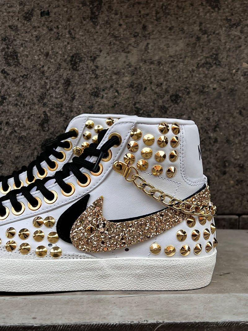 Snezed NIKE BLAZER MIDDOPPIO SWOOSH GLITTER