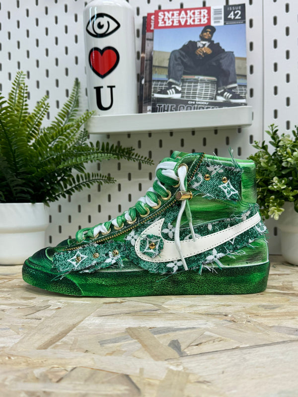 BLAZER MID ZIPPER GREEN MOOD 3