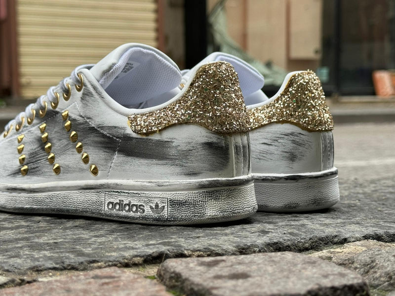 Stan Smith Total Glitter Oro Snezed