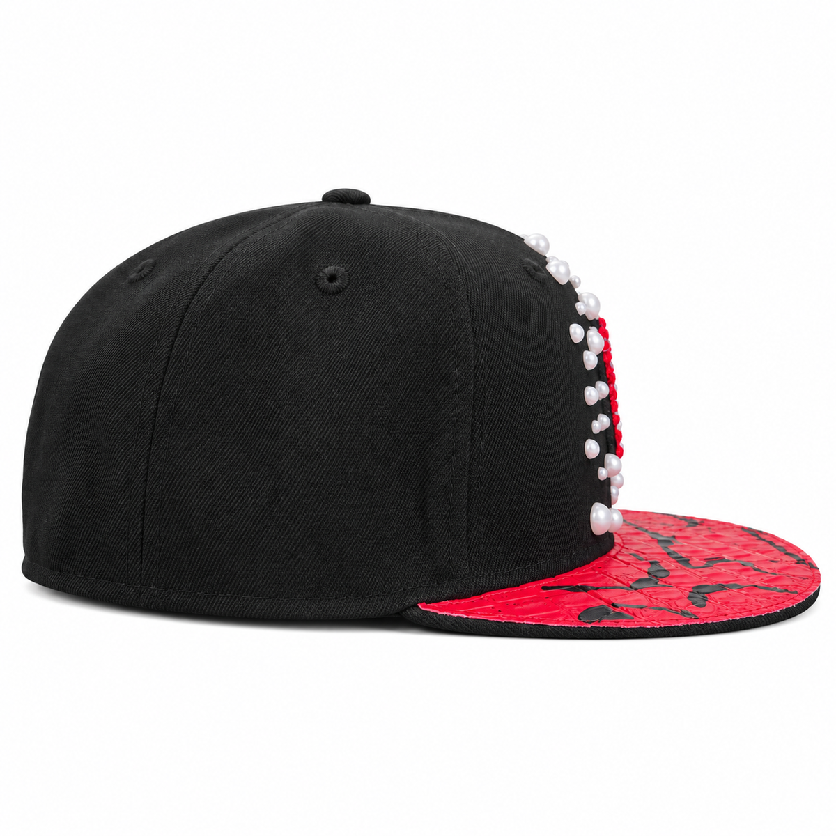 CAP CUSTOM NEW ERA 59FIFTY “NY RED COCO PEARL”