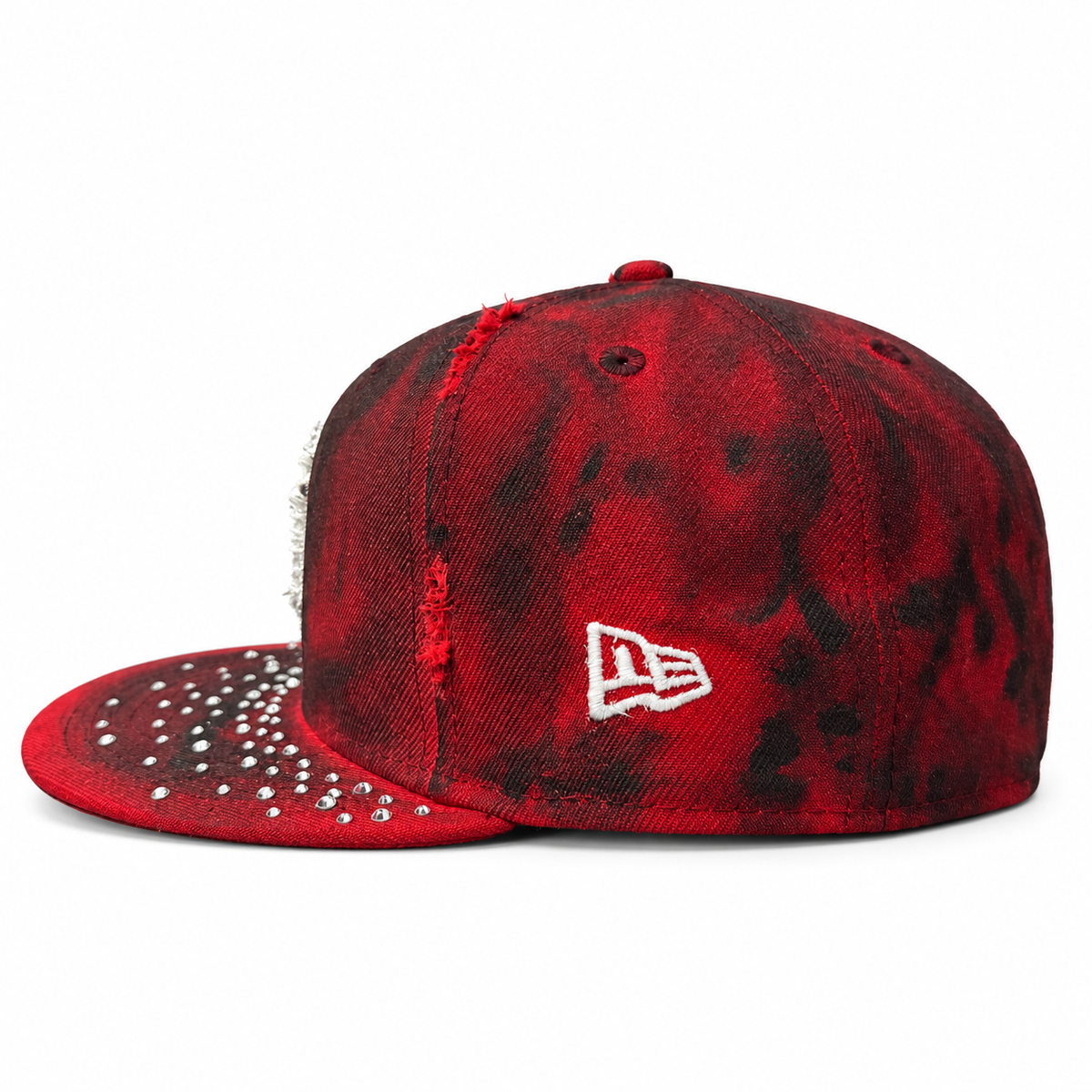 CAP CUSTOM NEW ERA 59FIFTY “NY RED DAMAGE”