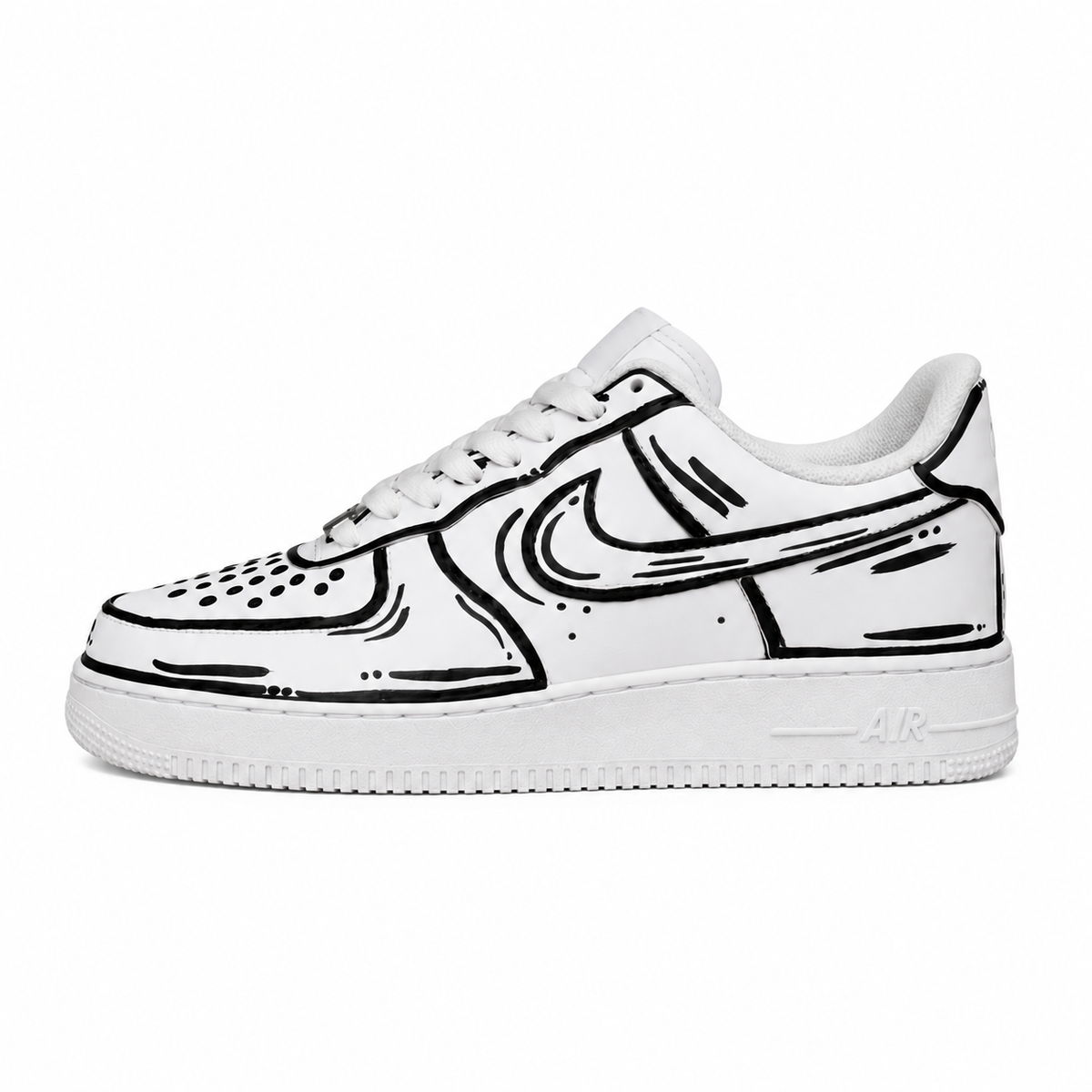 NIKE AIR FORCE MOOD CARTOON