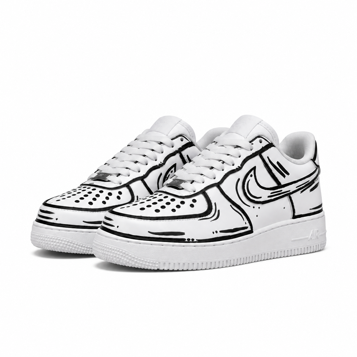 NIKE AIR FORCE MOOD CARTOON