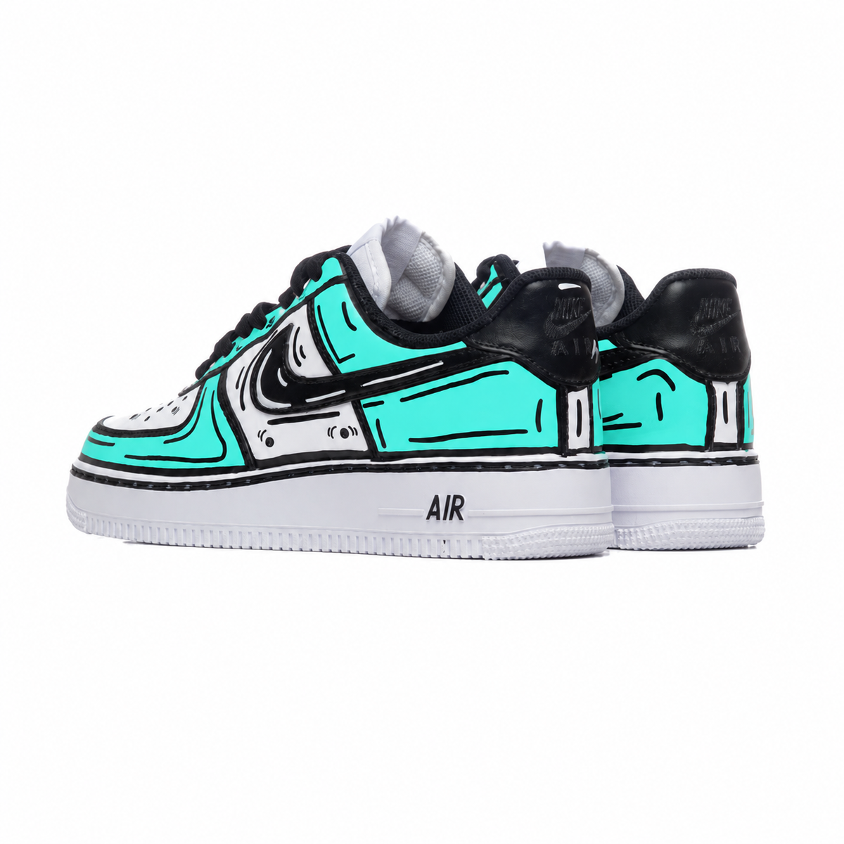 NIKE AIR FORCE "INKED FORCE BLUE EDITION"