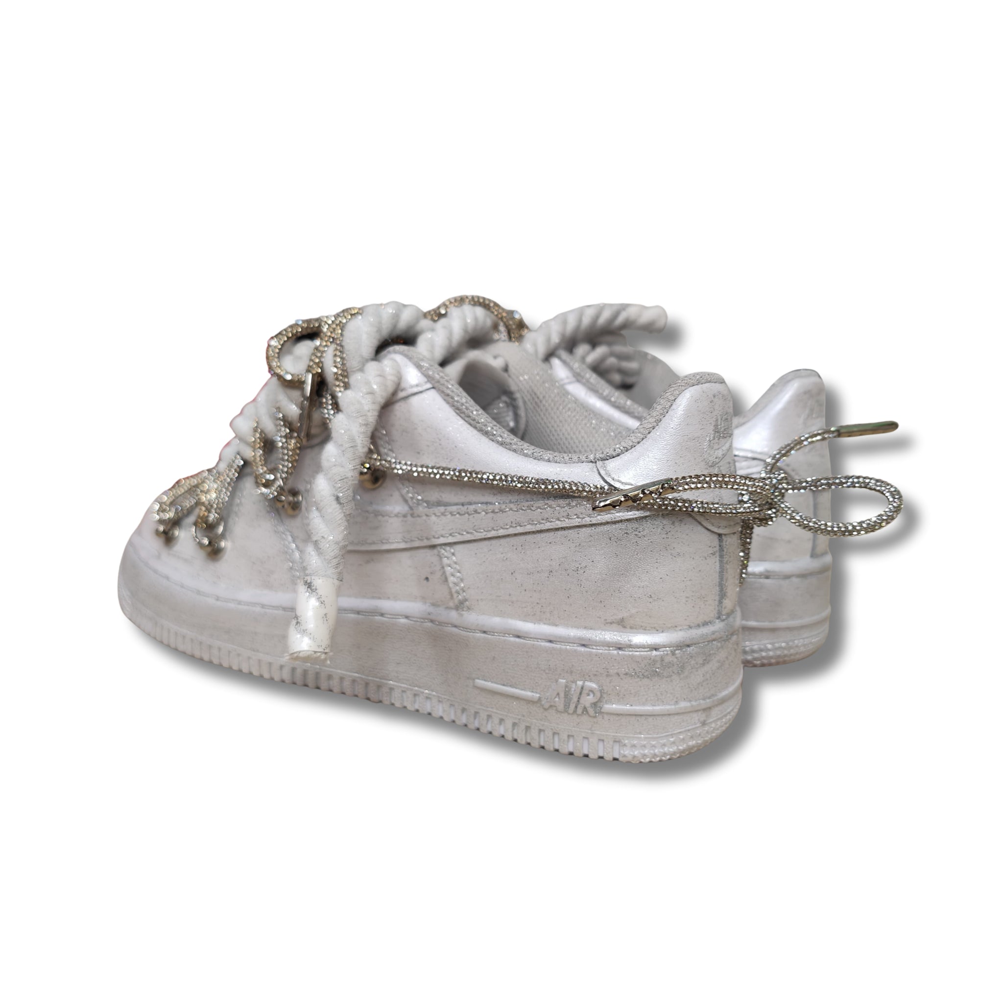 Snezed AIR FORCE- ROPE LACES STARDUST