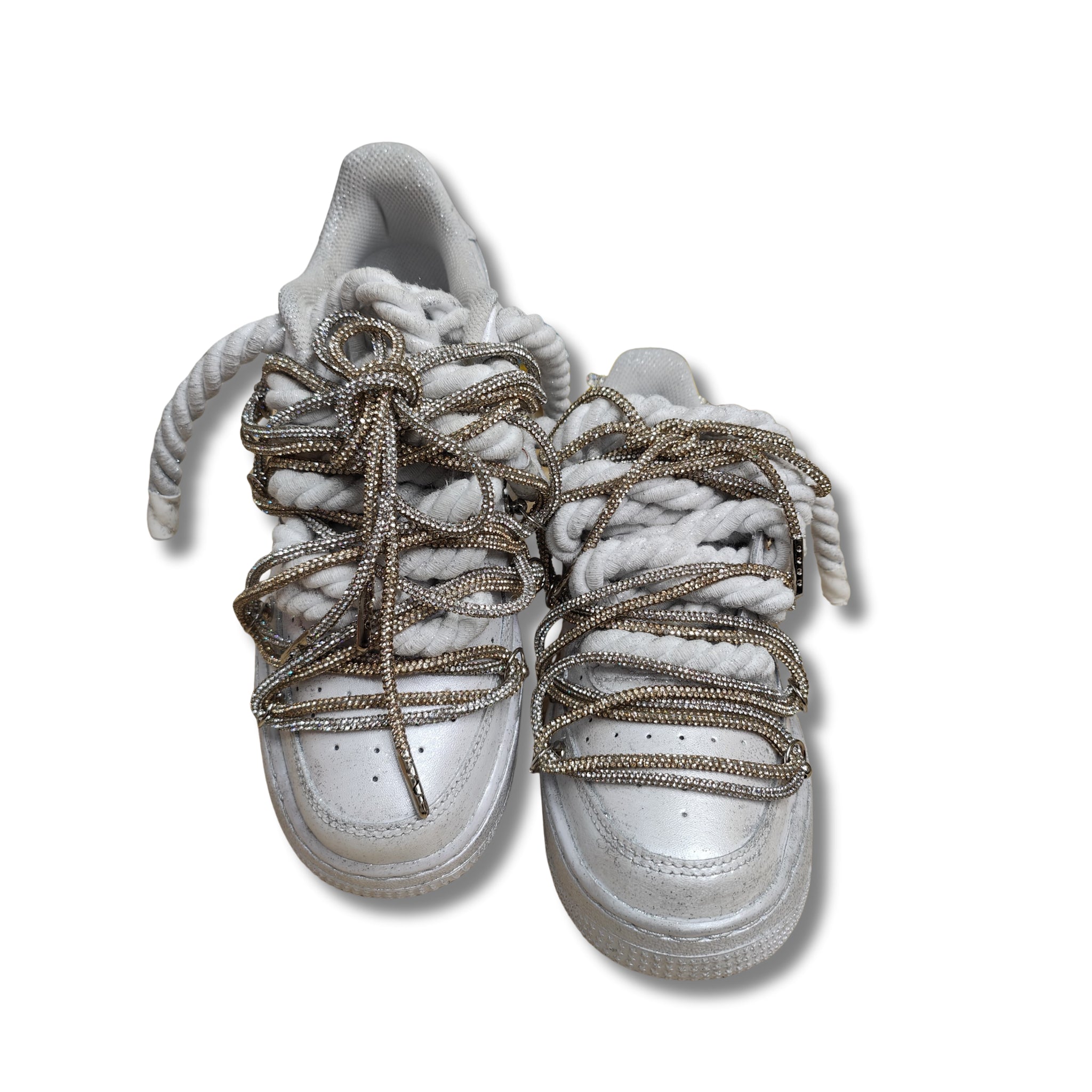 Snezed AIR FORCE- ROPE LACES STARDUST
