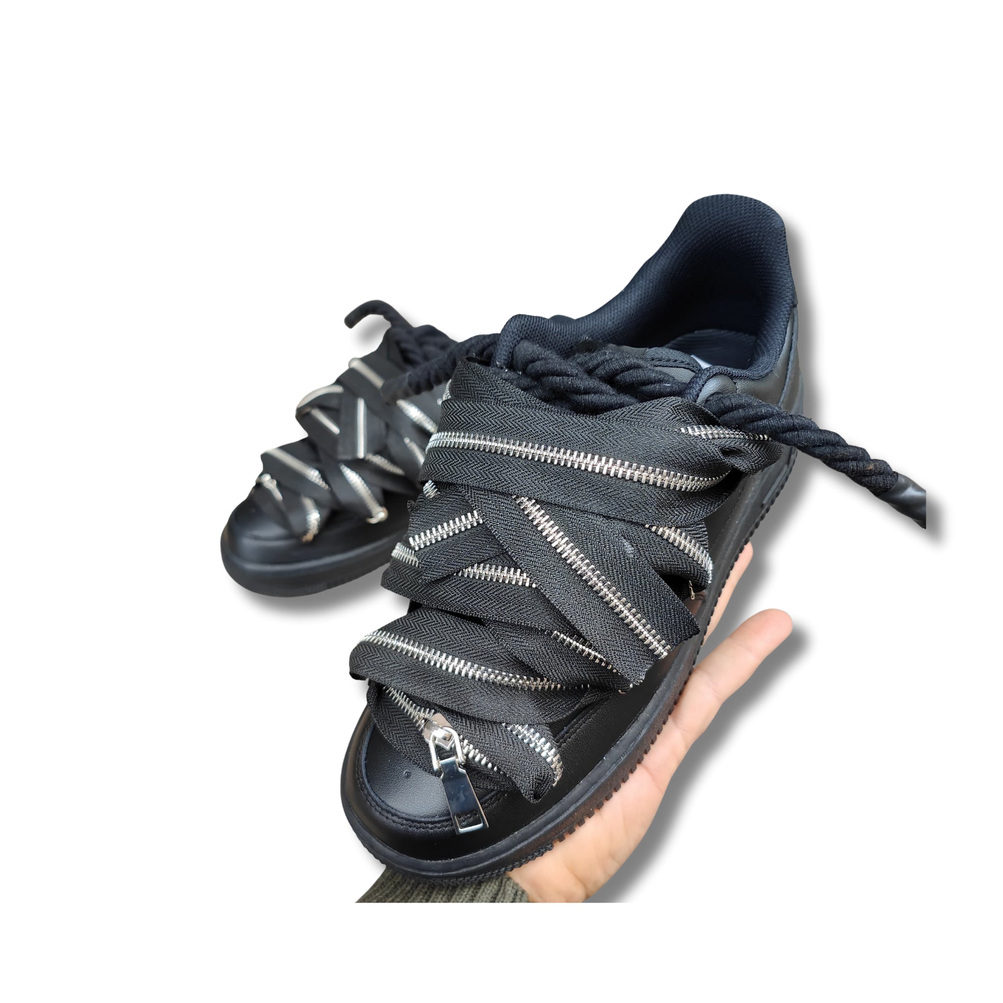 Snezed AIR FORCEROPE BLACK ZIP BLACK