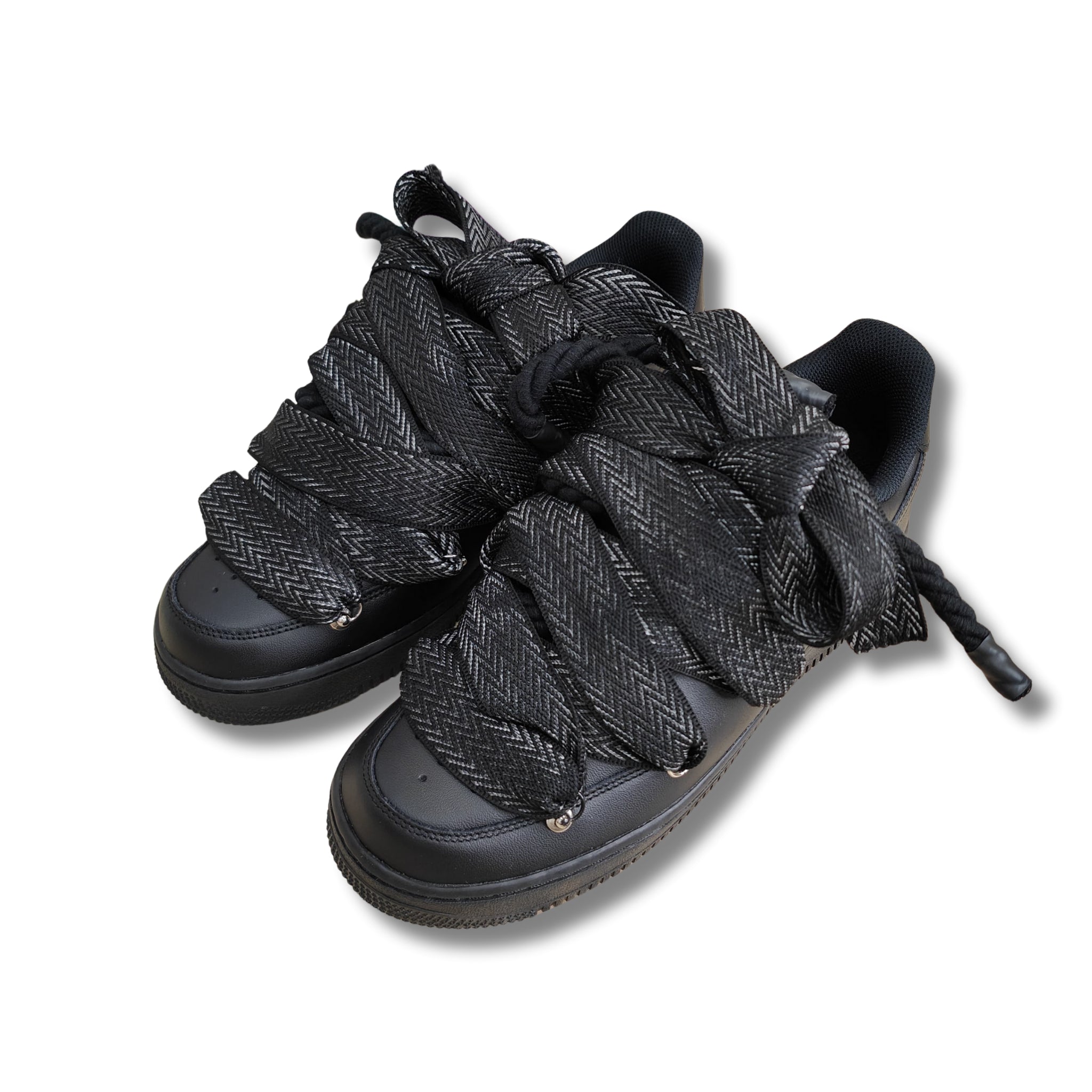 Snezed AIR FORCEROPE LACES BLACK MAMBA