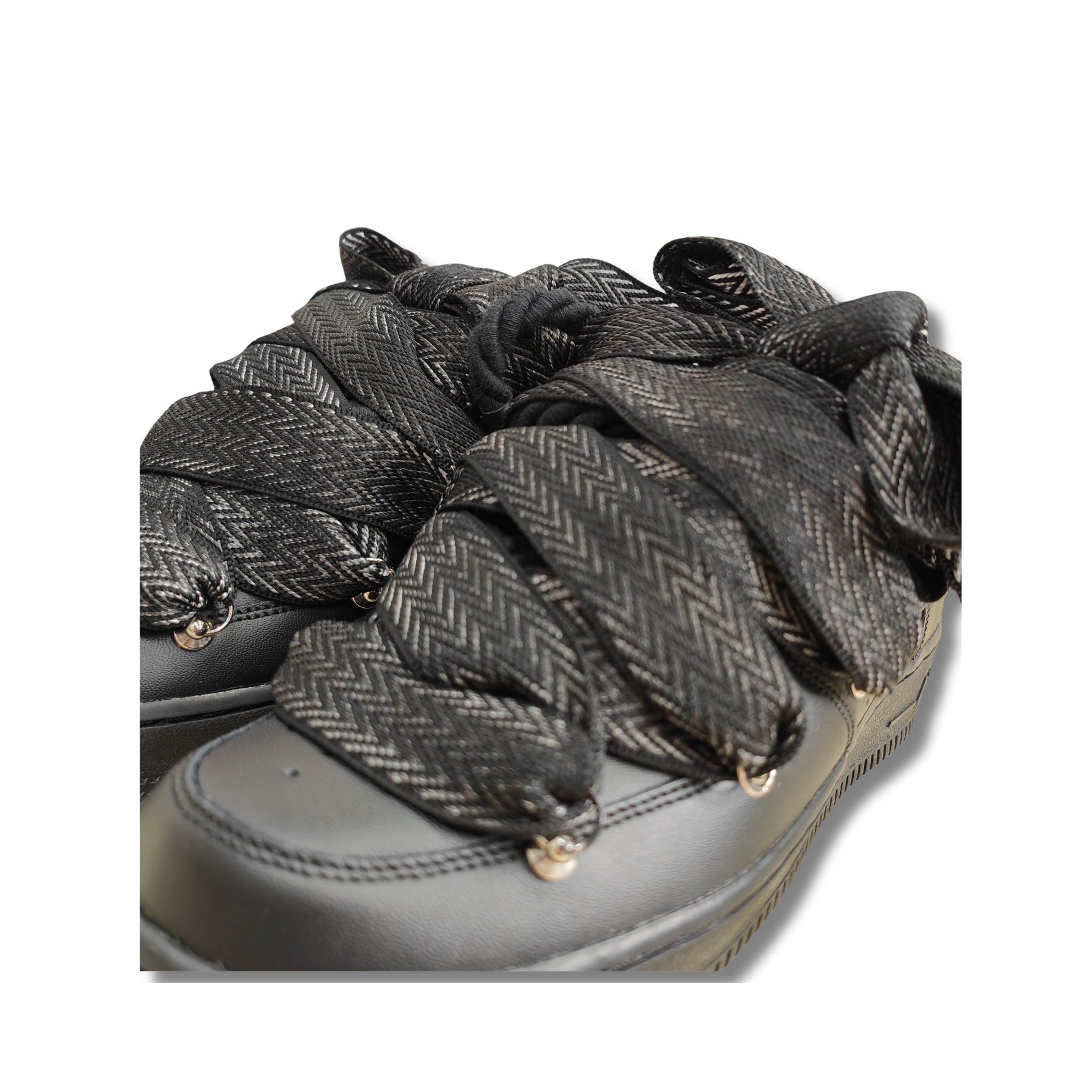 Snezed AIR FORCEROPE LACES BLACK MAMBA