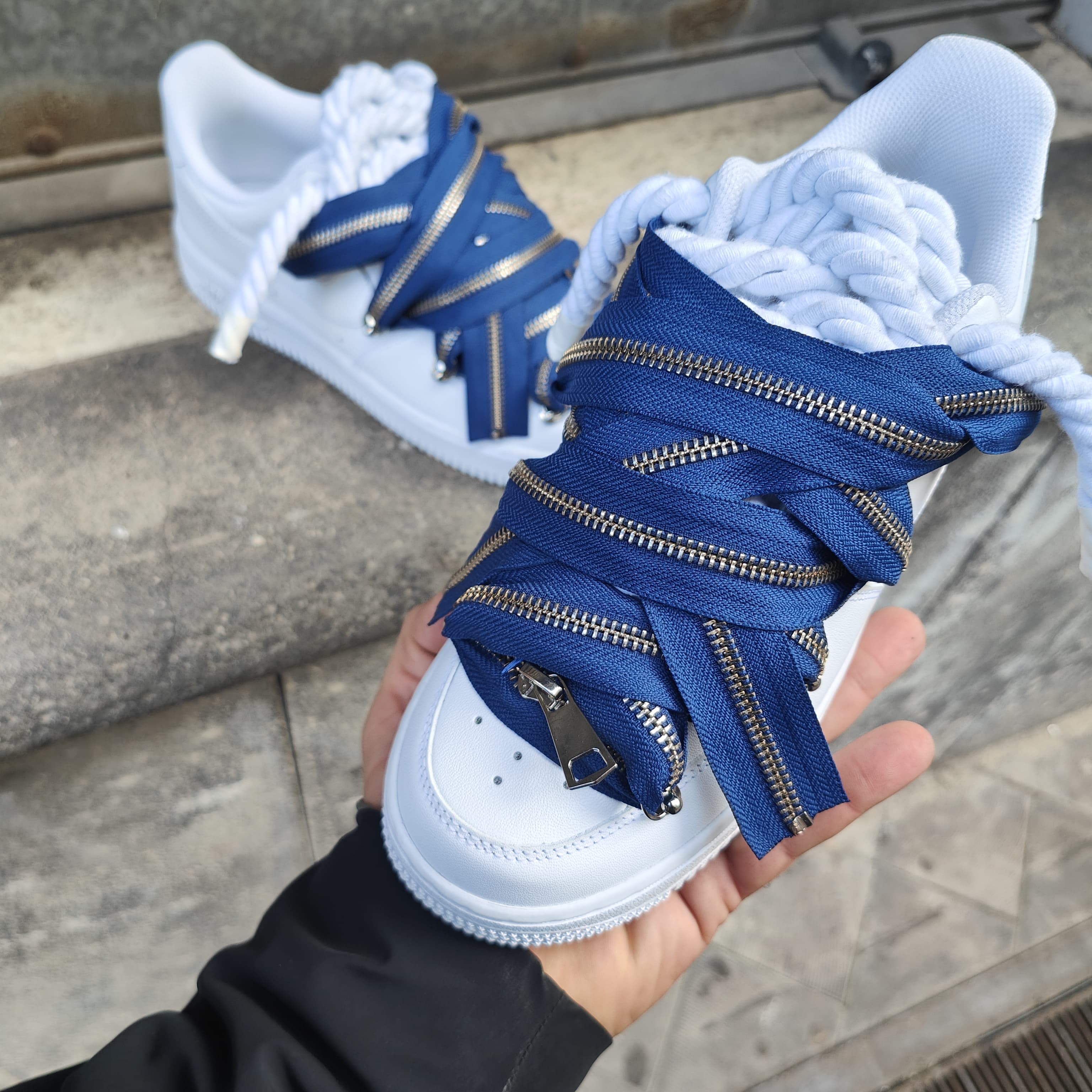 Snezed AIR FORCEROPE LACES BLU ROYAL ZIP
