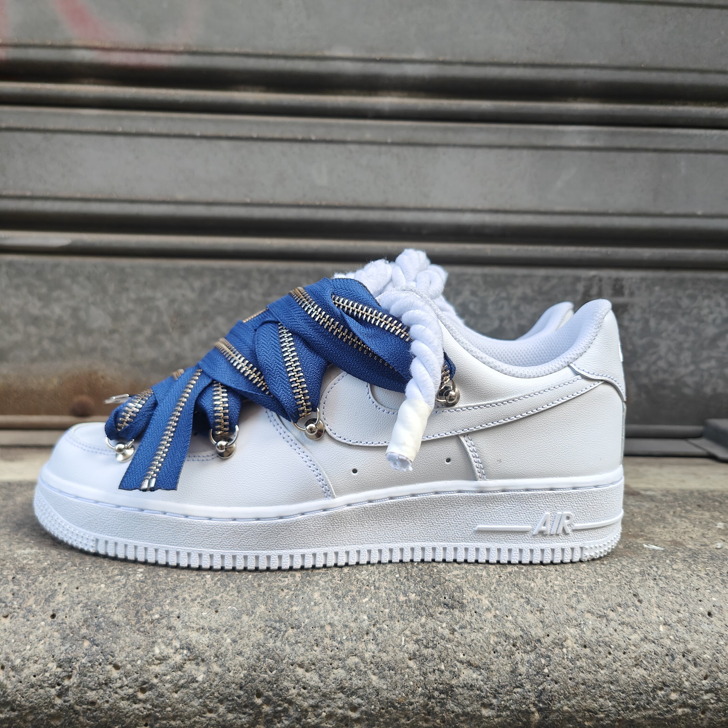 Snezed AIR FORCEROPE LACES BLU ROYAL ZIP