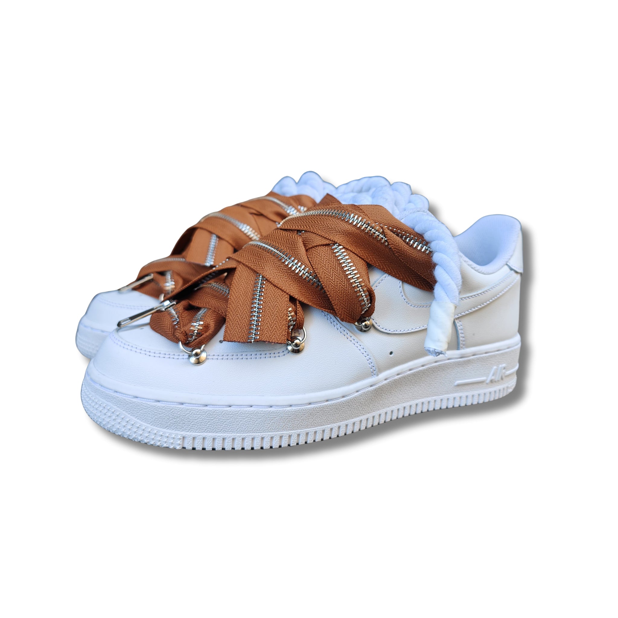 Snezed AIR FORCEROPE LACES BROWN ZIP