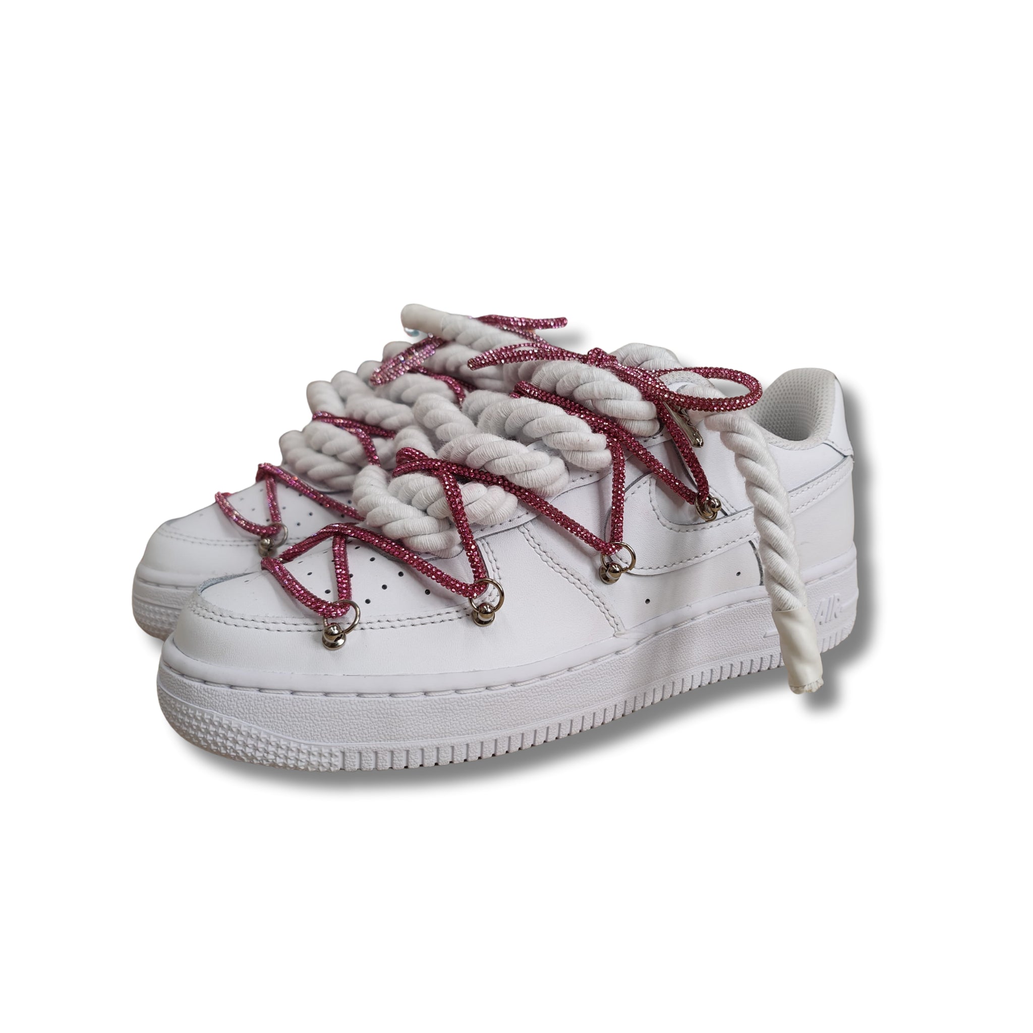 Snezed AIR FORCEROPE LACES SWAROVSKI PINK