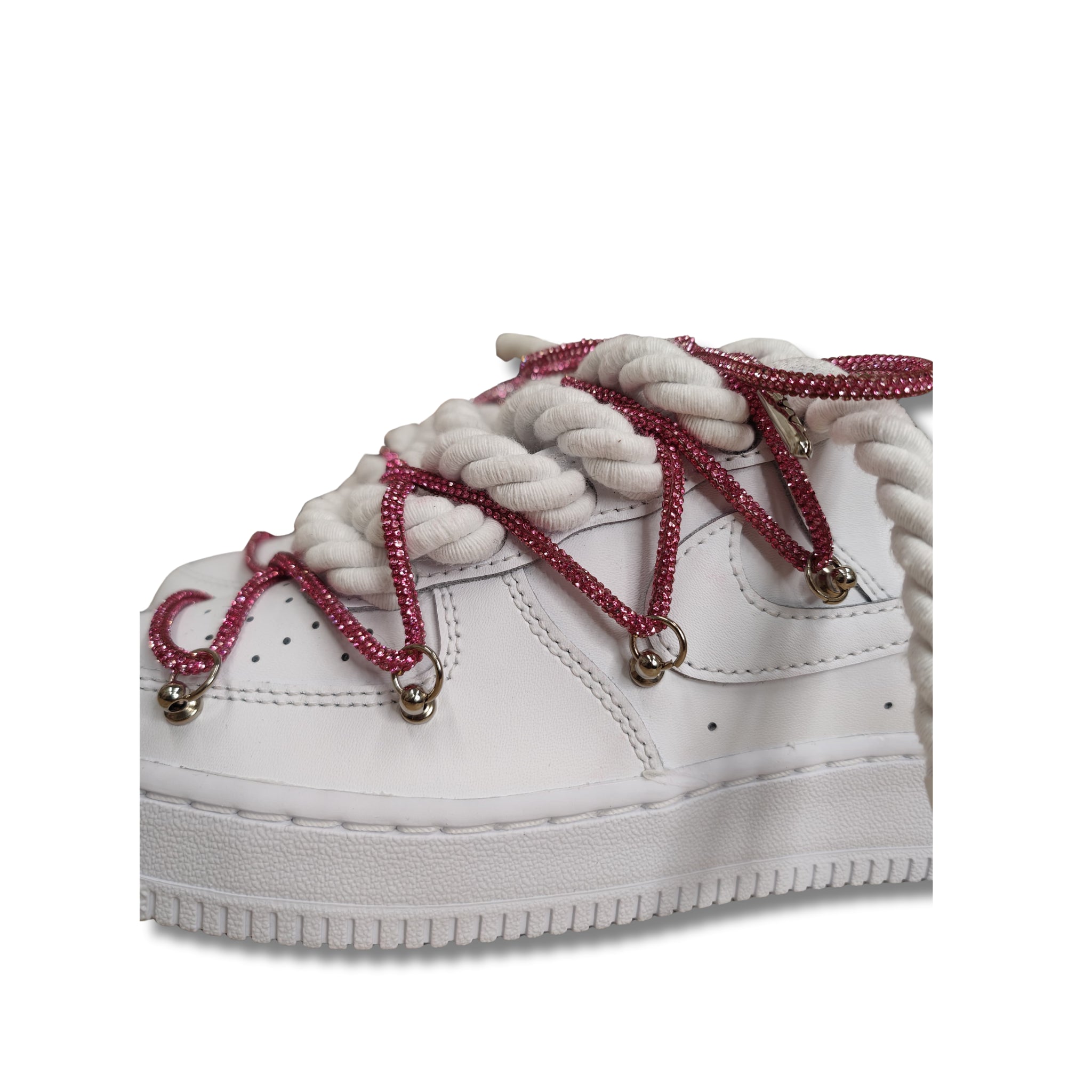 Snezed AIR FORCEROPE LACES SWAROVSKI PINK
