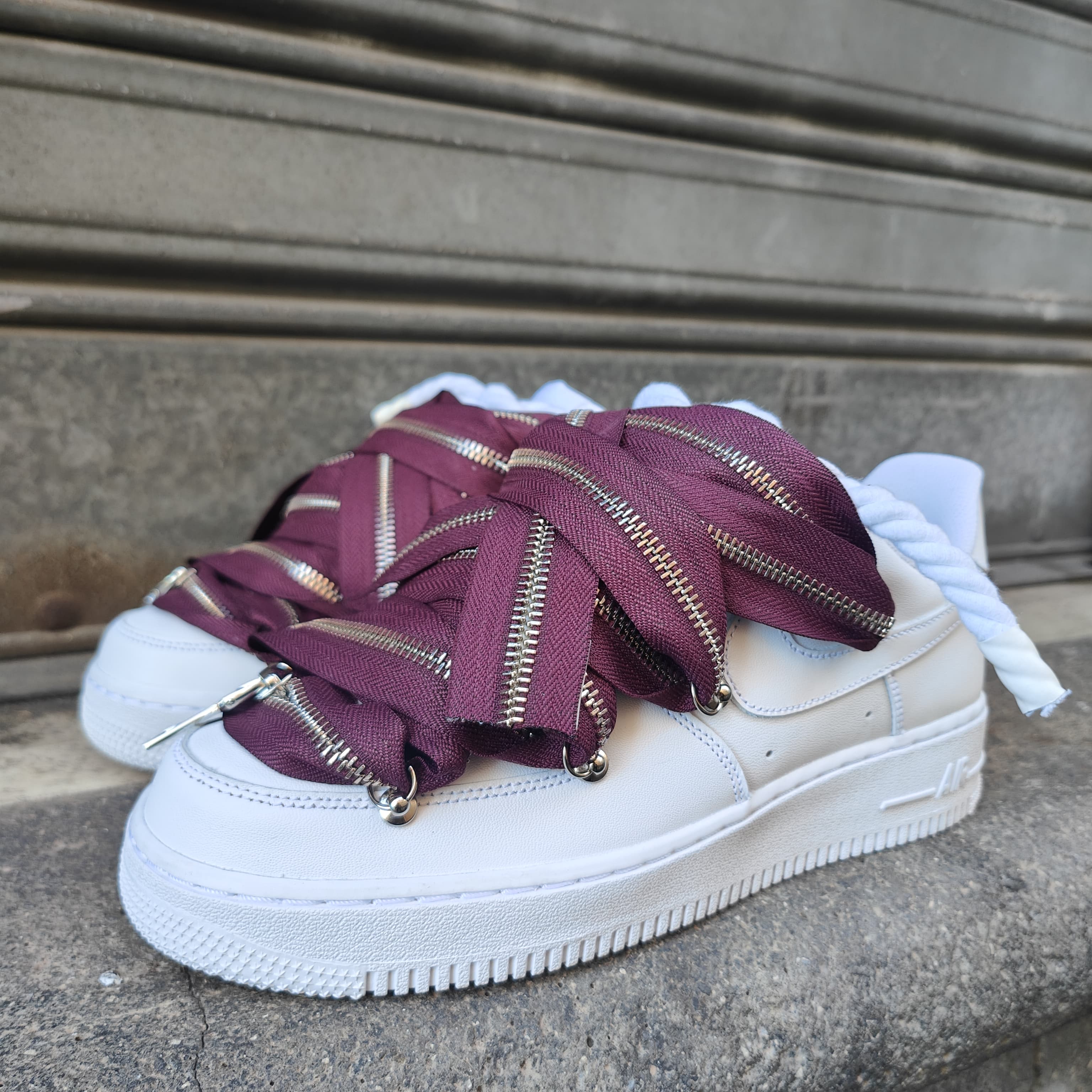 Snezed AIR FORCEROPE LACES ZIP BORDEAUX