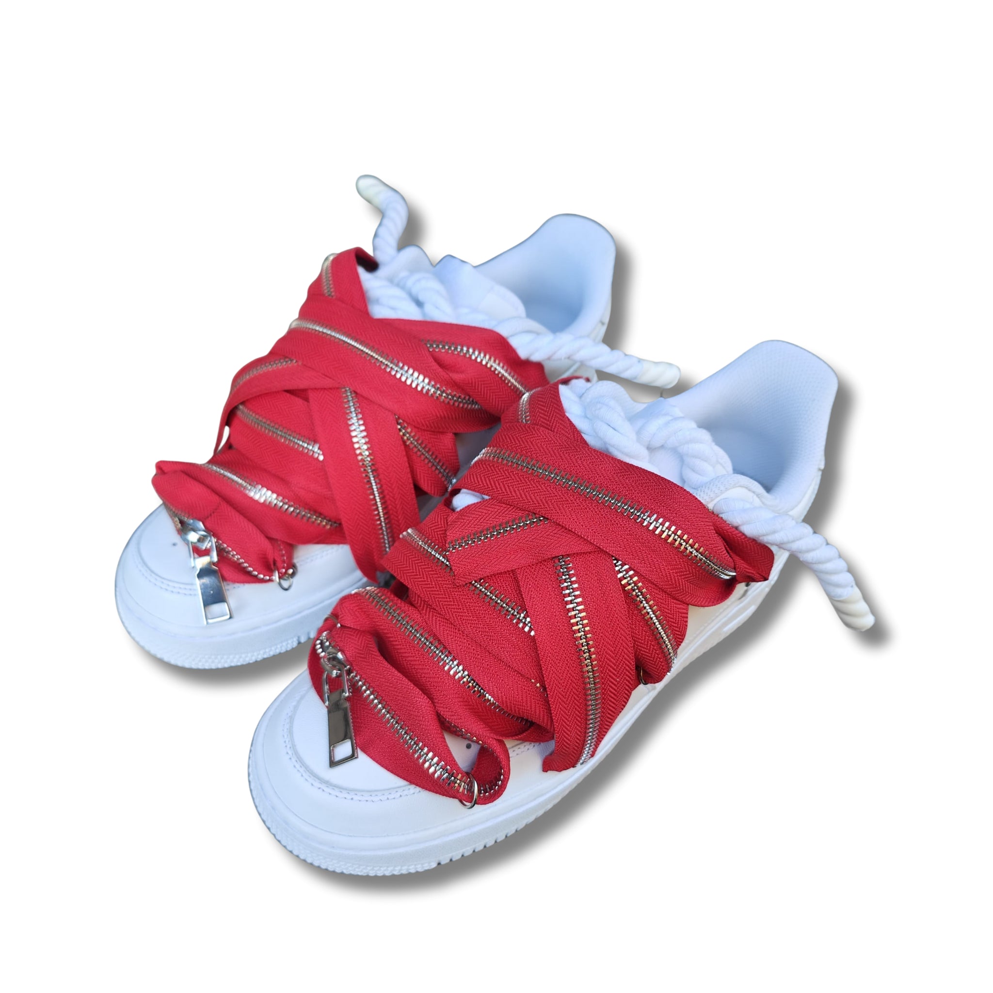 Snezed AIR FORCEROPE LACES ZIP RED