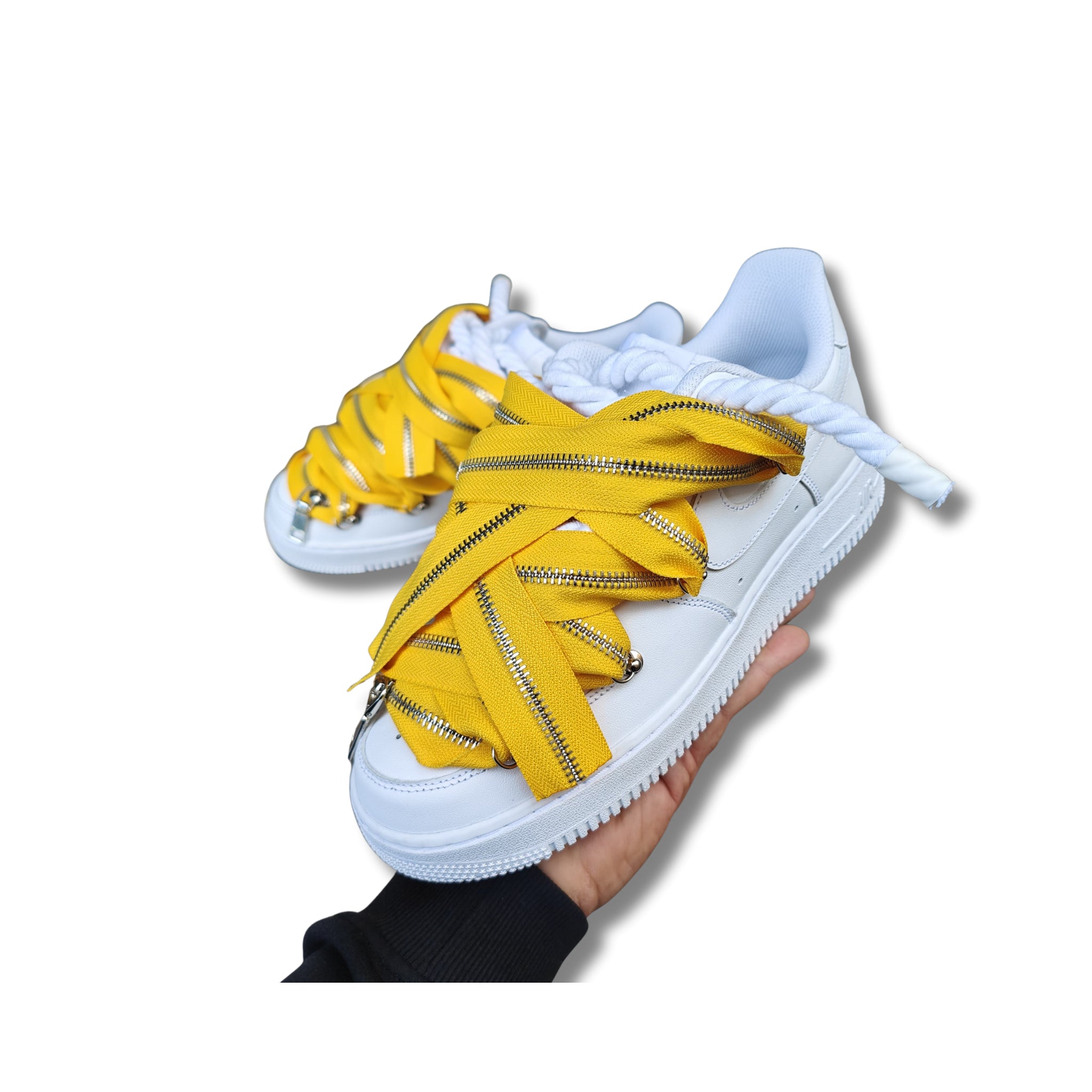 Snezed AIR FORCEROPE LACES ZIP YELLOW