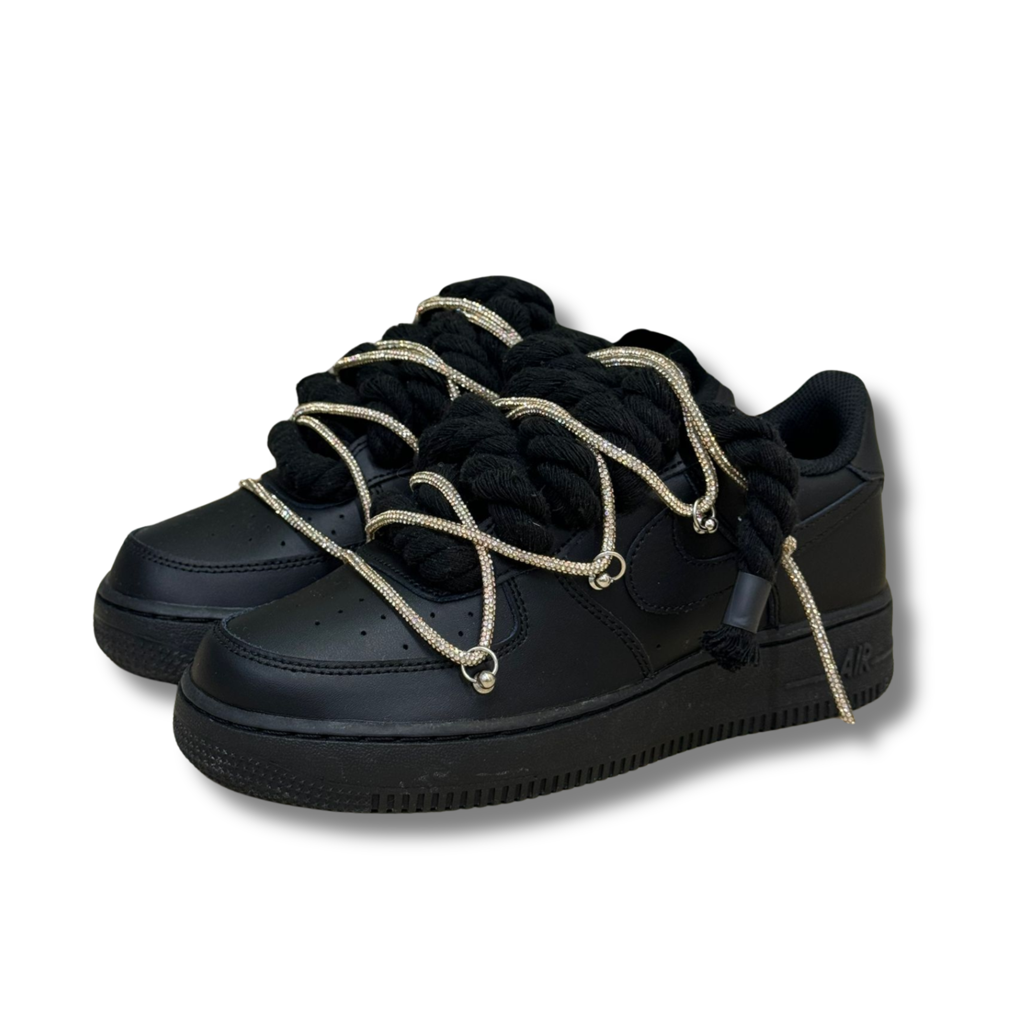 CUERDA AIR FORCE TRIPLE SWAROVKI ORO