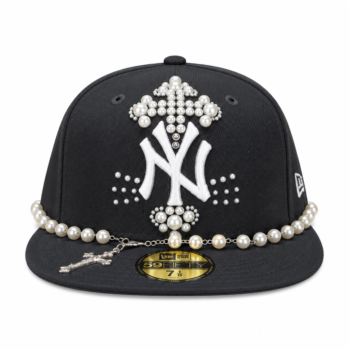 Cap Custom New Era 59FIFTY “NY Crimson Crown – Grey Edition”