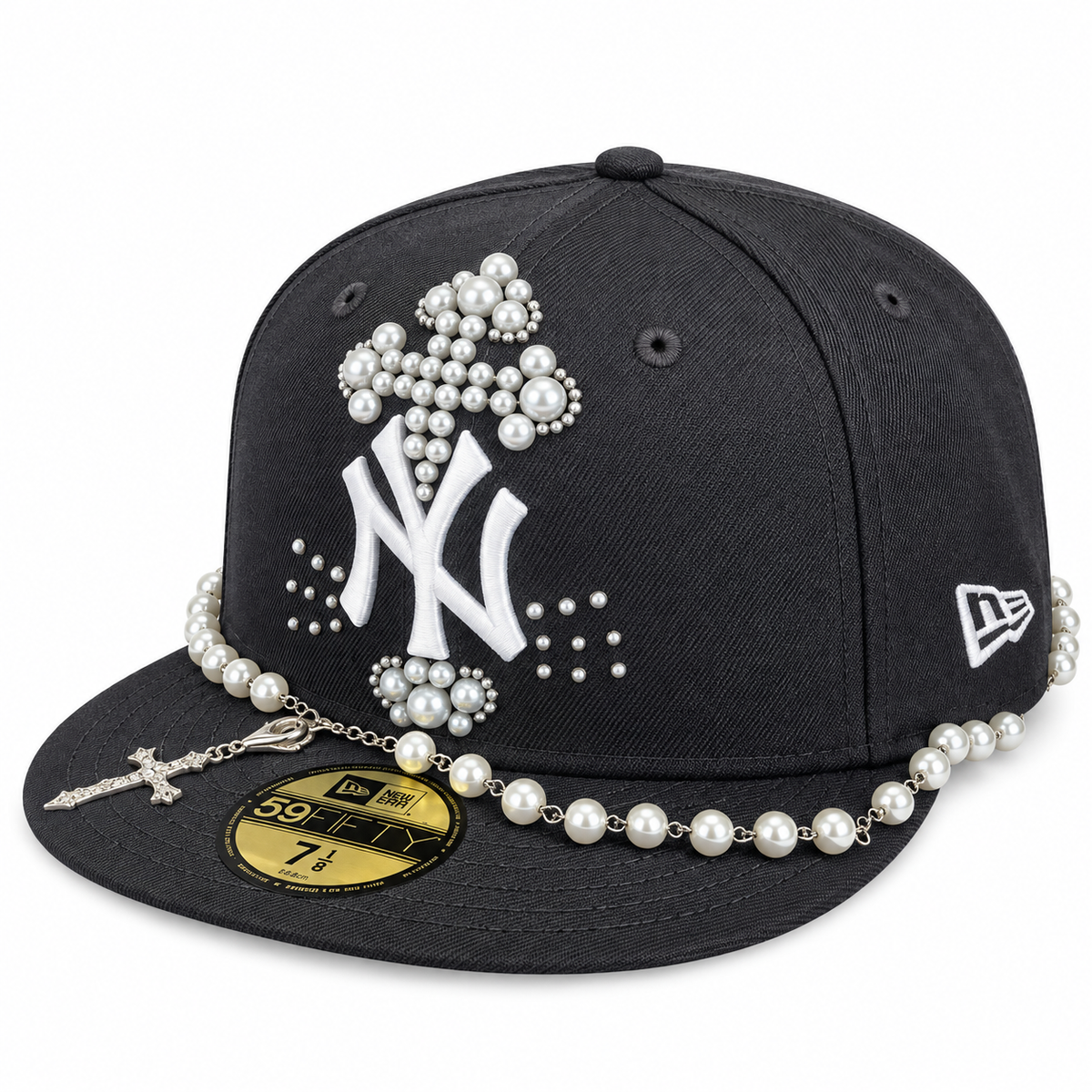 Cap Custom New Era 59FIFTY “NY Crimson Crown – Grey Edition”