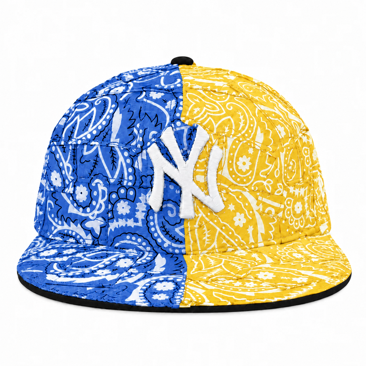 CAP CUSTOM NEW ERA 59FIFTY BANDANA WRAP 2WAY BLUE & YELLOW