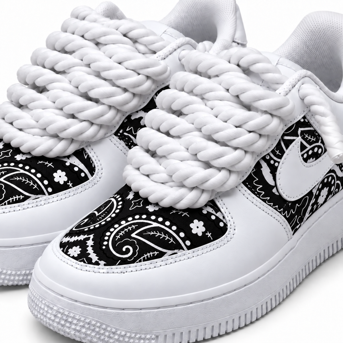 Nike Air Force 1 Bandana&Rope "Black Edition"