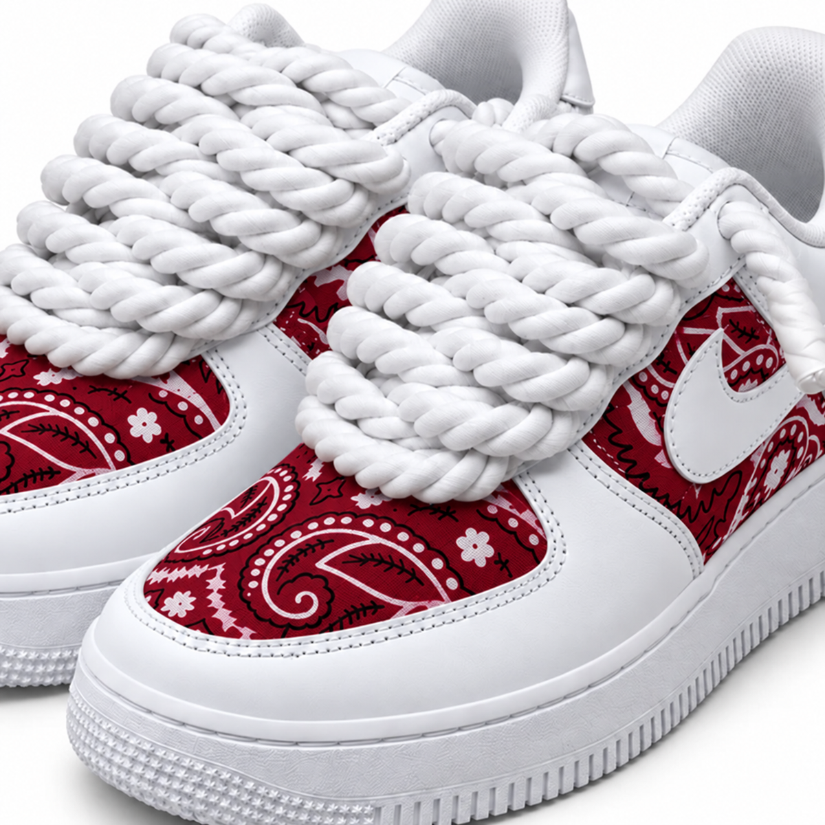 Nike Air Force 1 Bandana&Rope "Bordeaux Edition"
