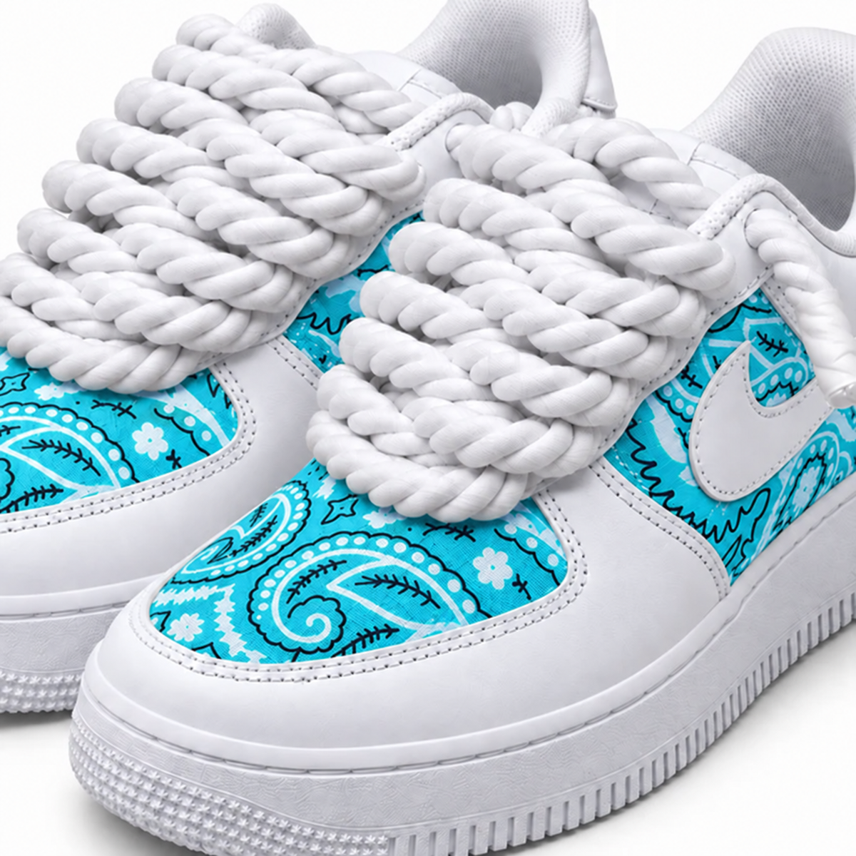Nike Air Force 1 Bandana&Rope "Ciano Edition"