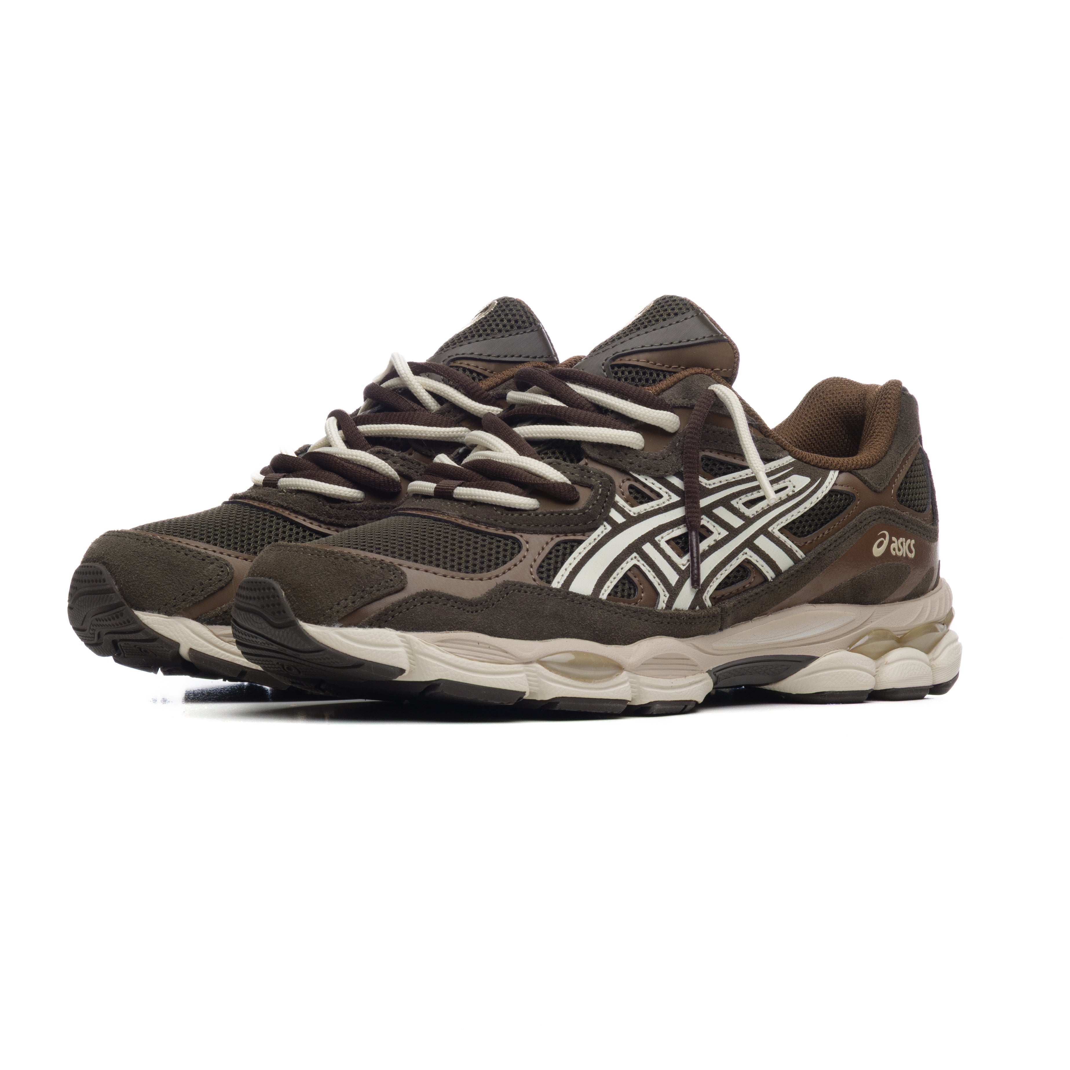 ASICS GEL NYC BLACK COFFEE FEATHER GREY
