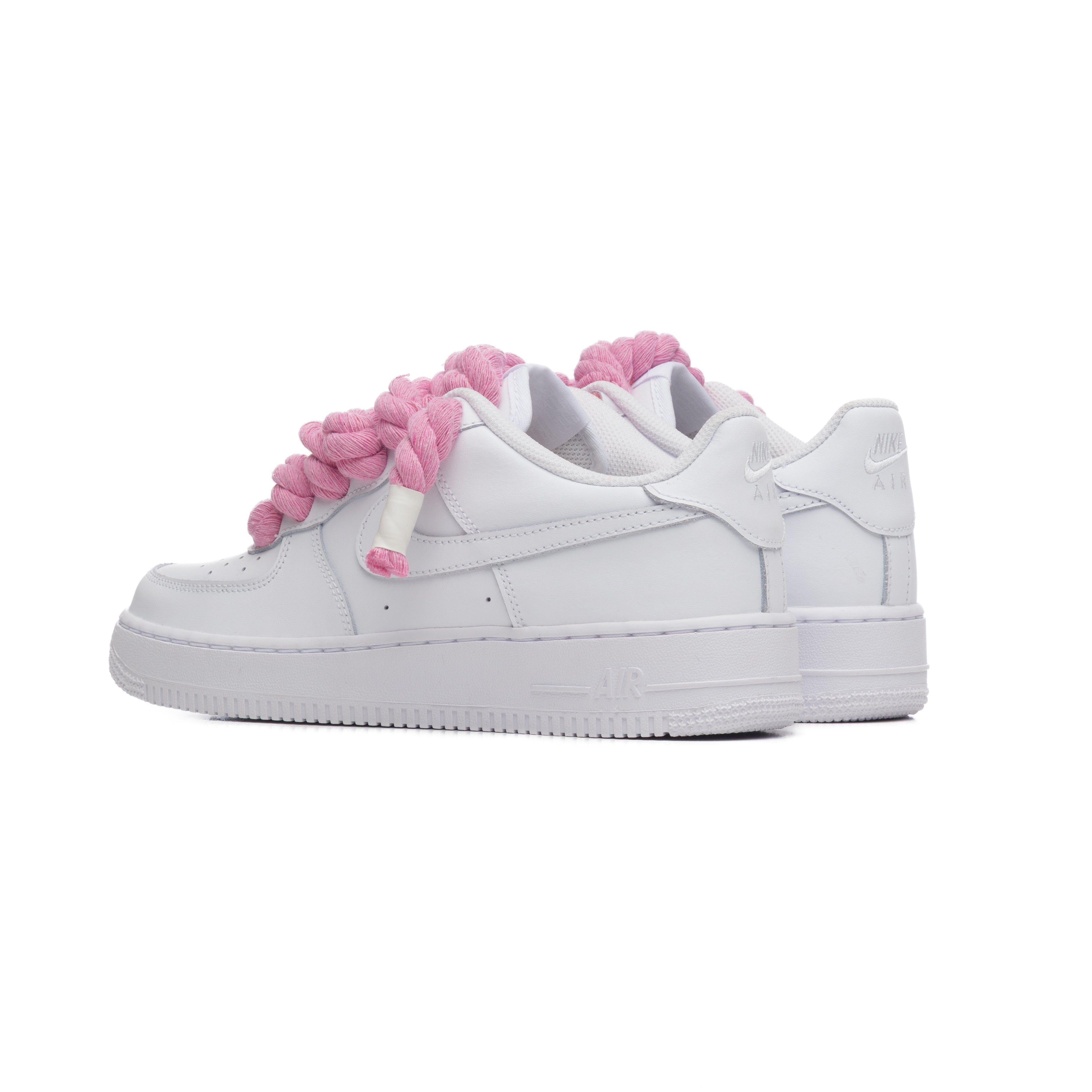 LACETS EN CORDE NIKE AIR FORCE ROSE