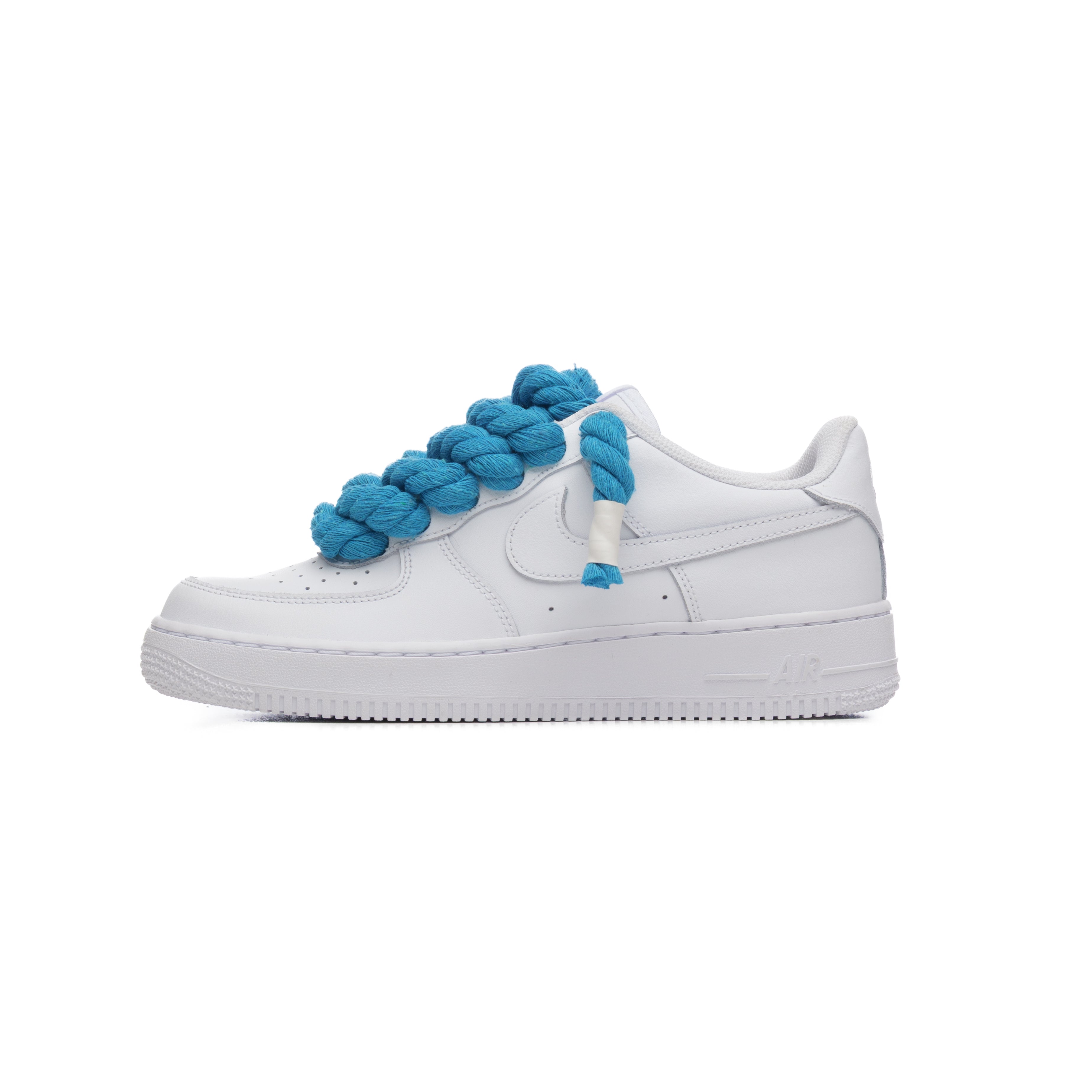 NIKE AIR FORCE ROPE LACES BLUE