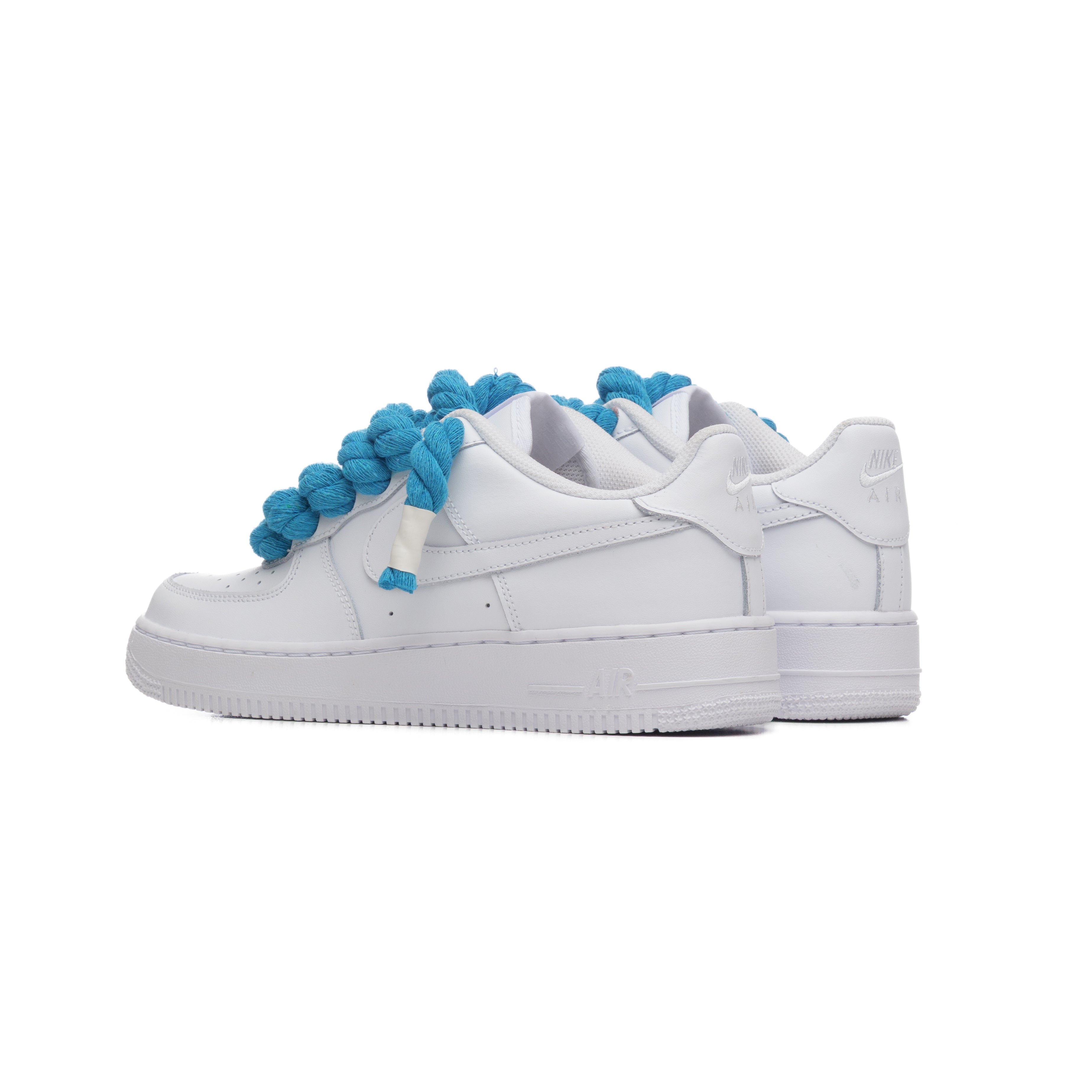 NIKE AIR FORCE ROPE LACES BLU