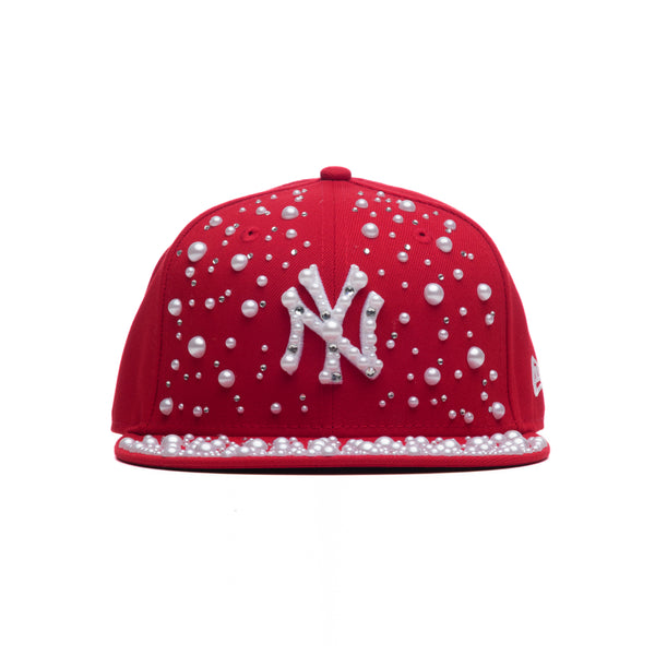 Cap Custom New Era “NY Red Pearls Edition”