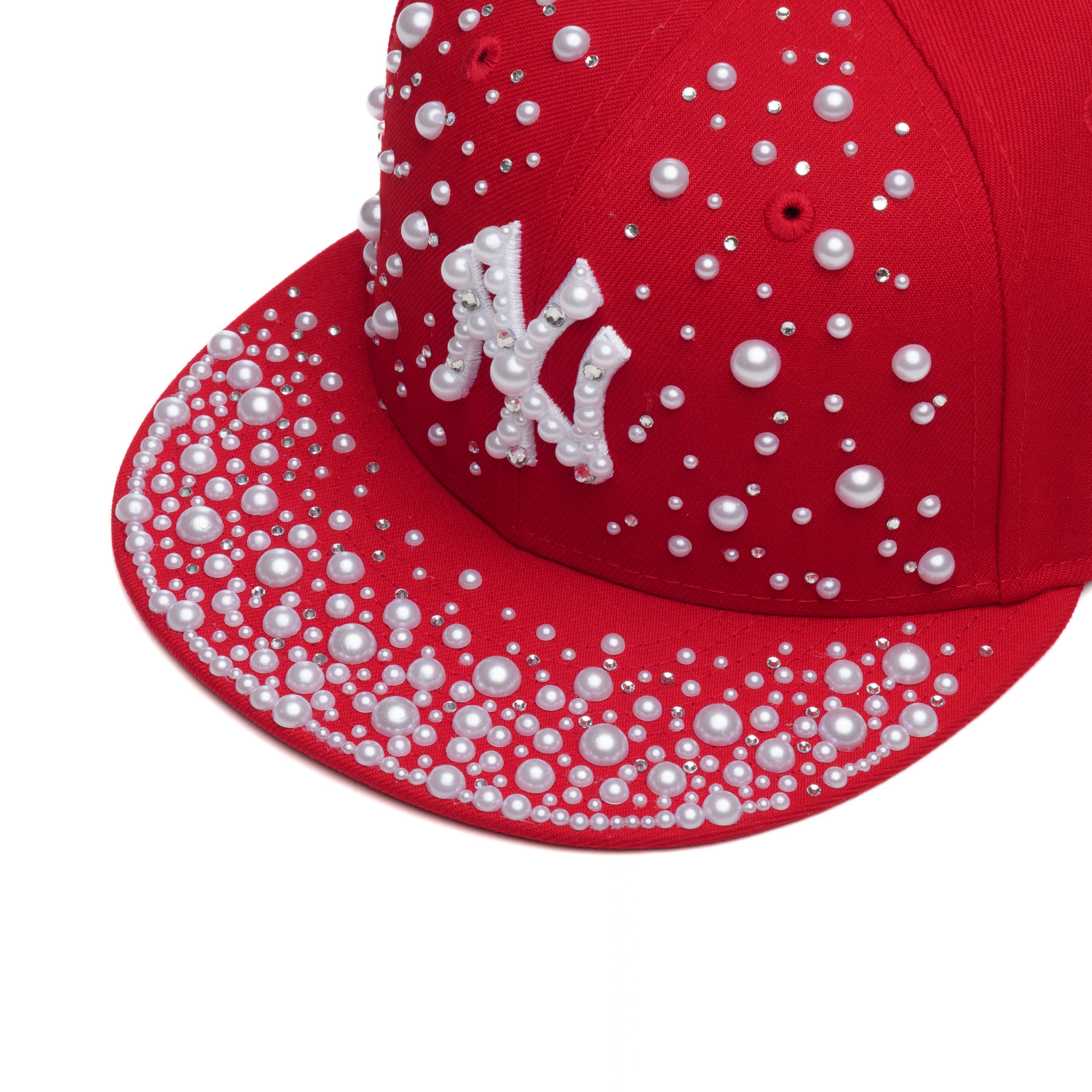 Cap Custom New Era “NY Red Pearls Edition”