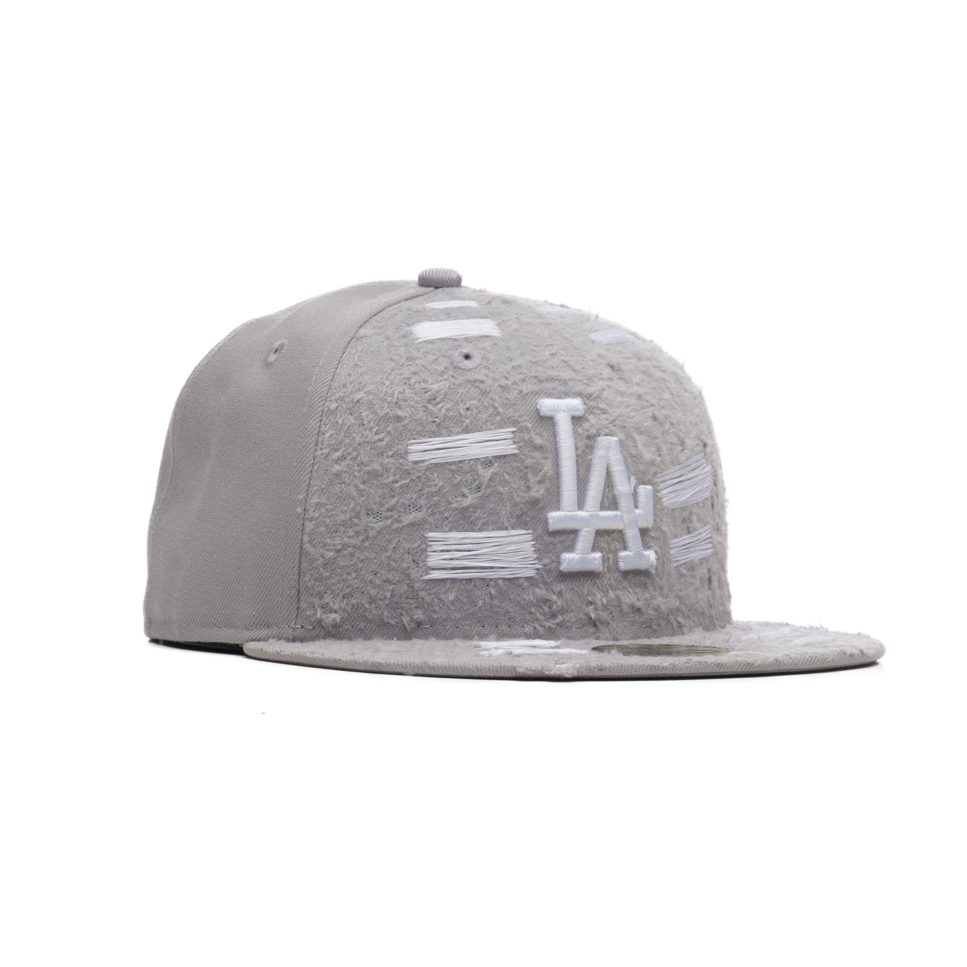 Cap Custom New Era "LA Distressed Whiteout"