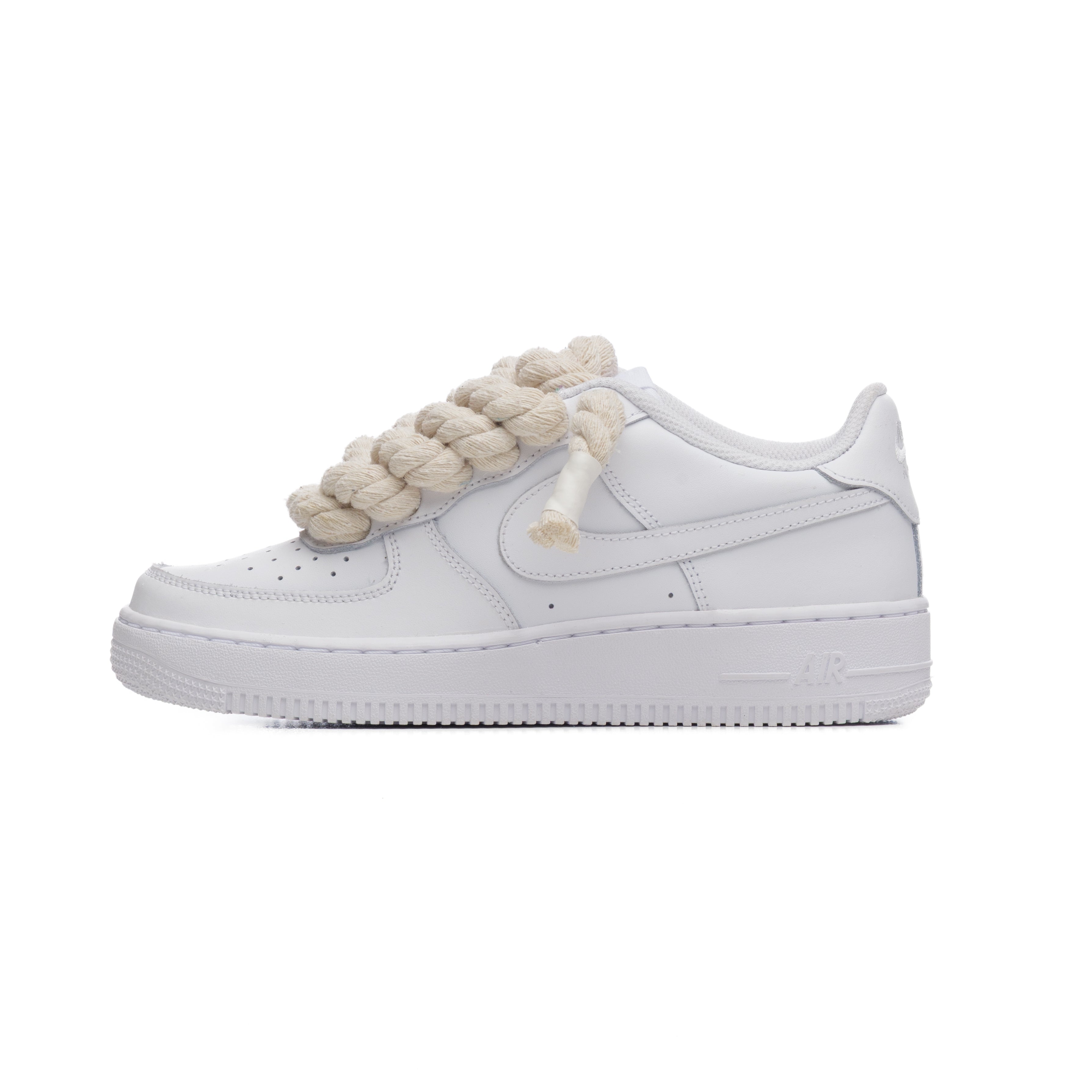 NIKE AIR FORCE ROPE LACES BEIGE