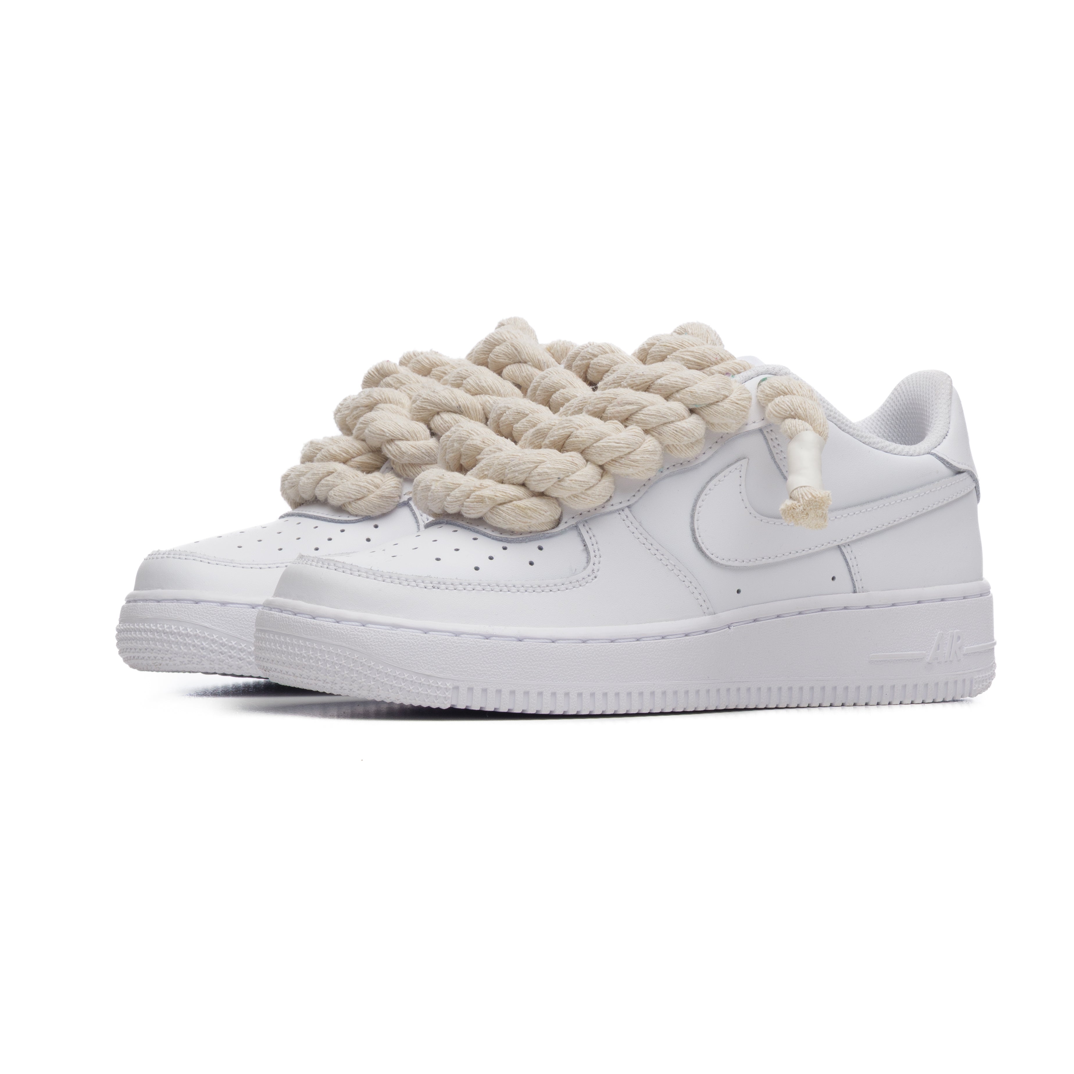 NIKE AIR FORCE ROPE LACES BEIGE