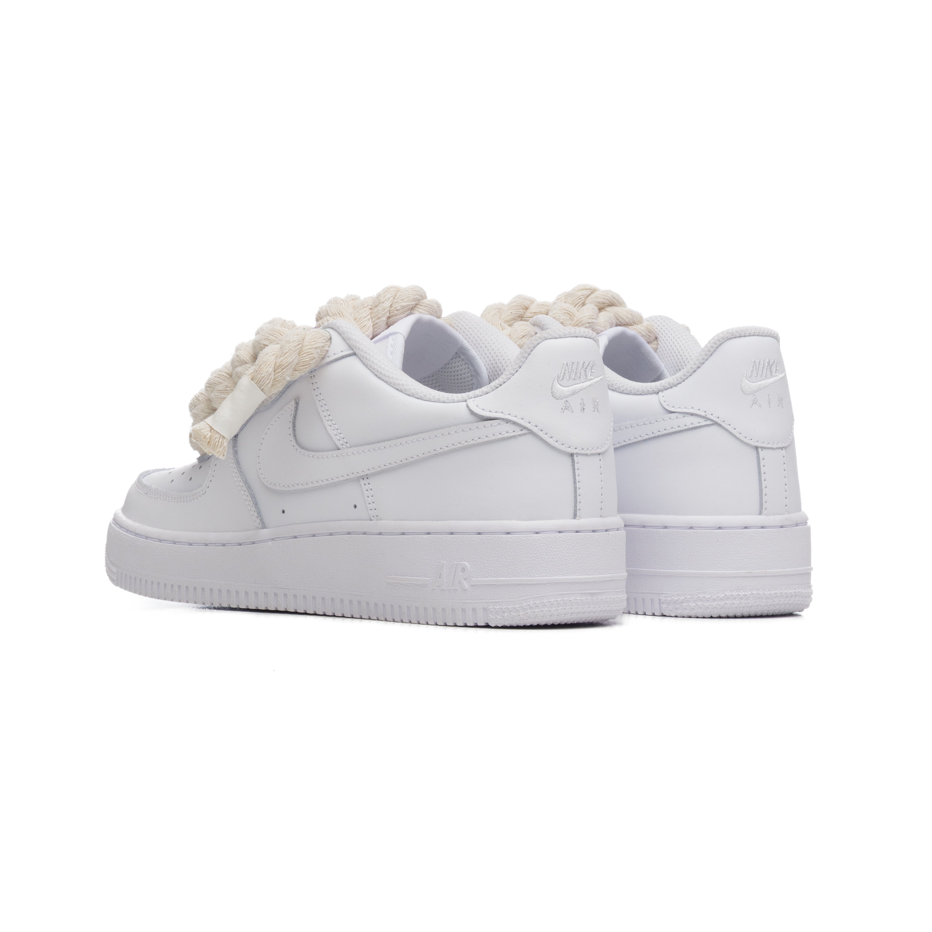NIKE AIR FORCE ROPE LACES BEIGE